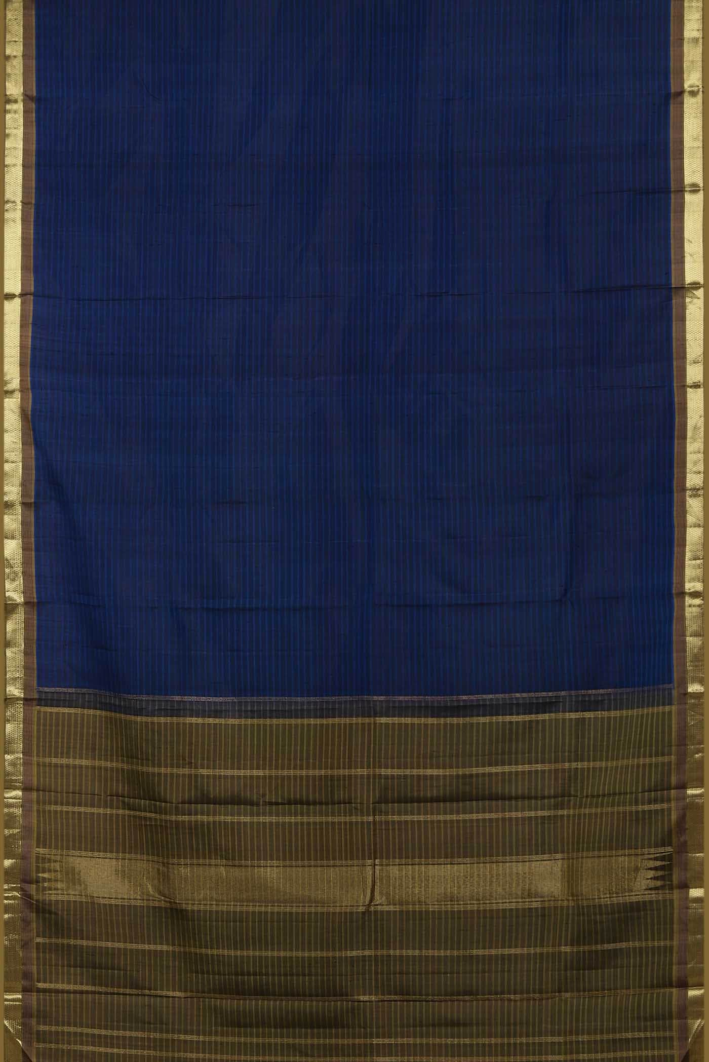 Blue Kanchipuram Silk Saree