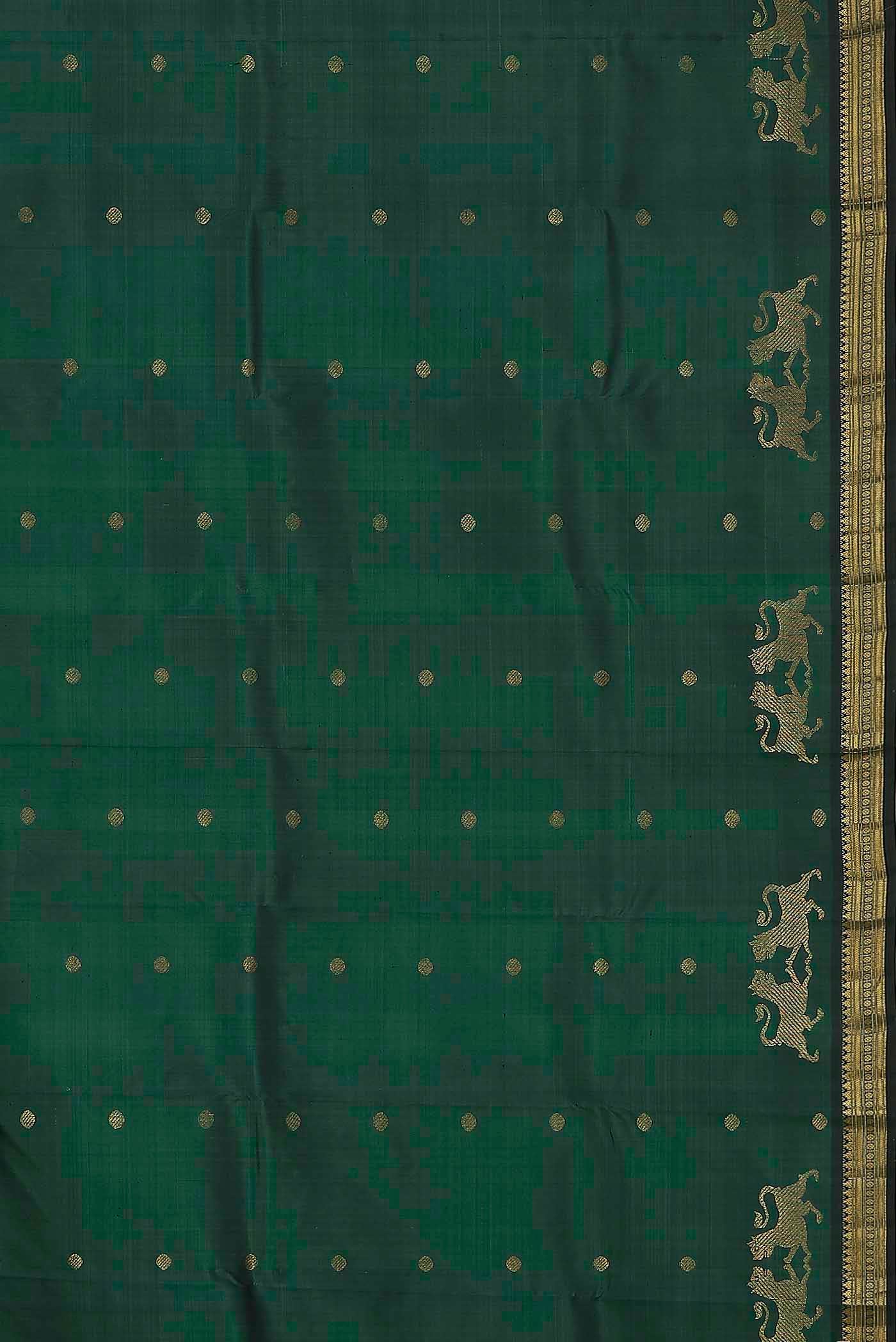 Green Kanchipuram Silk Saree