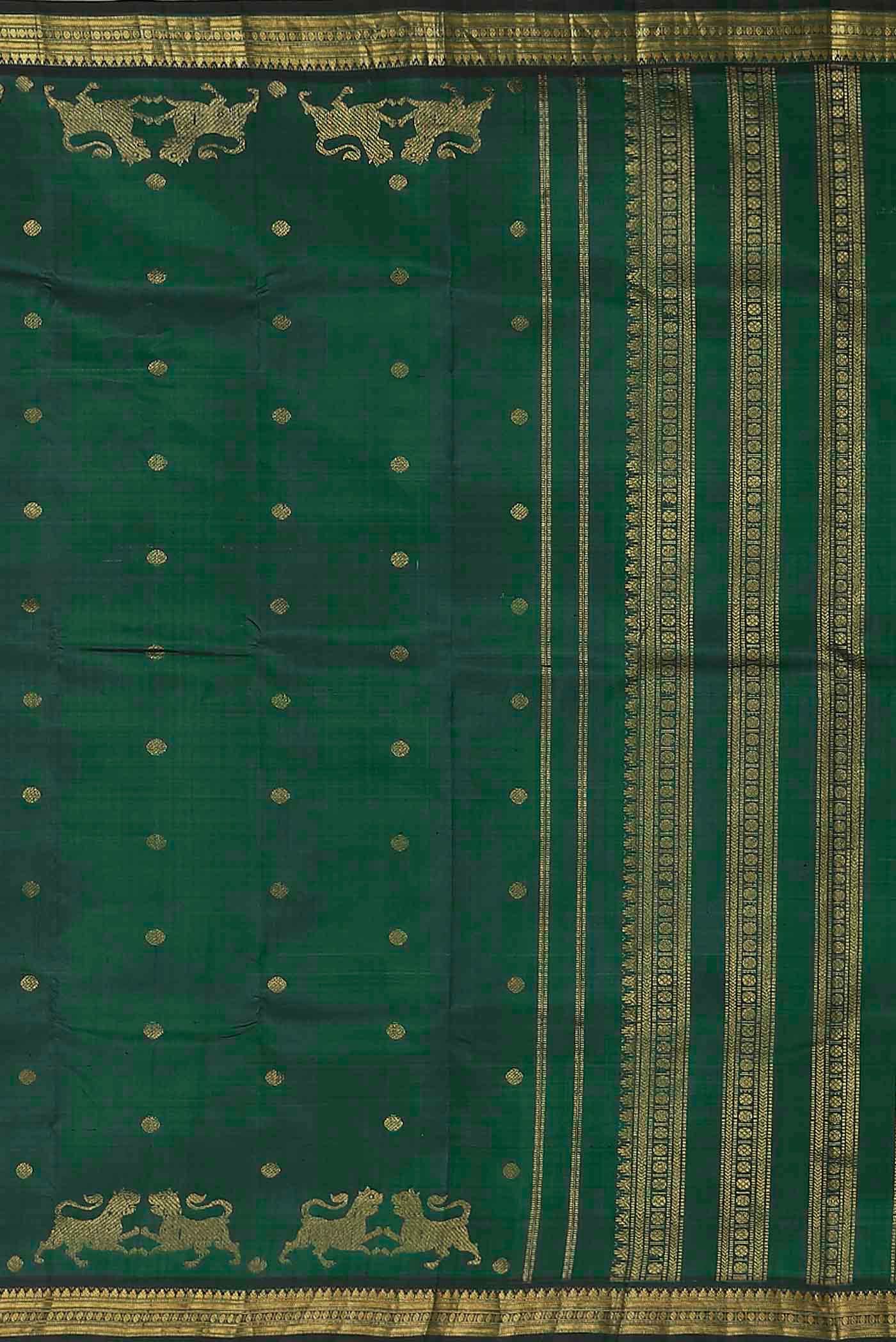 Green Kanchipuram Silk Saree
