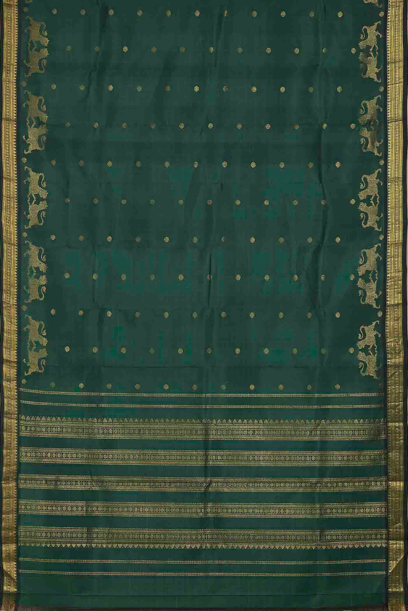 Green Kanchipuram Silk Saree