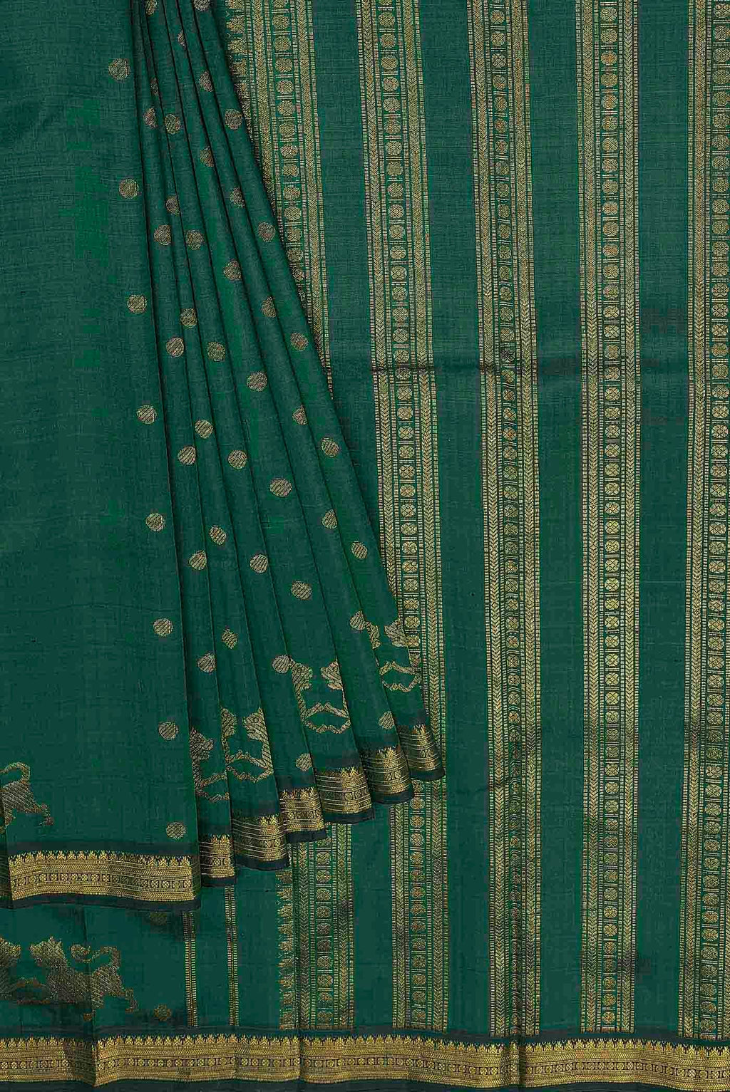 Green Kanchipuram Silk Saree