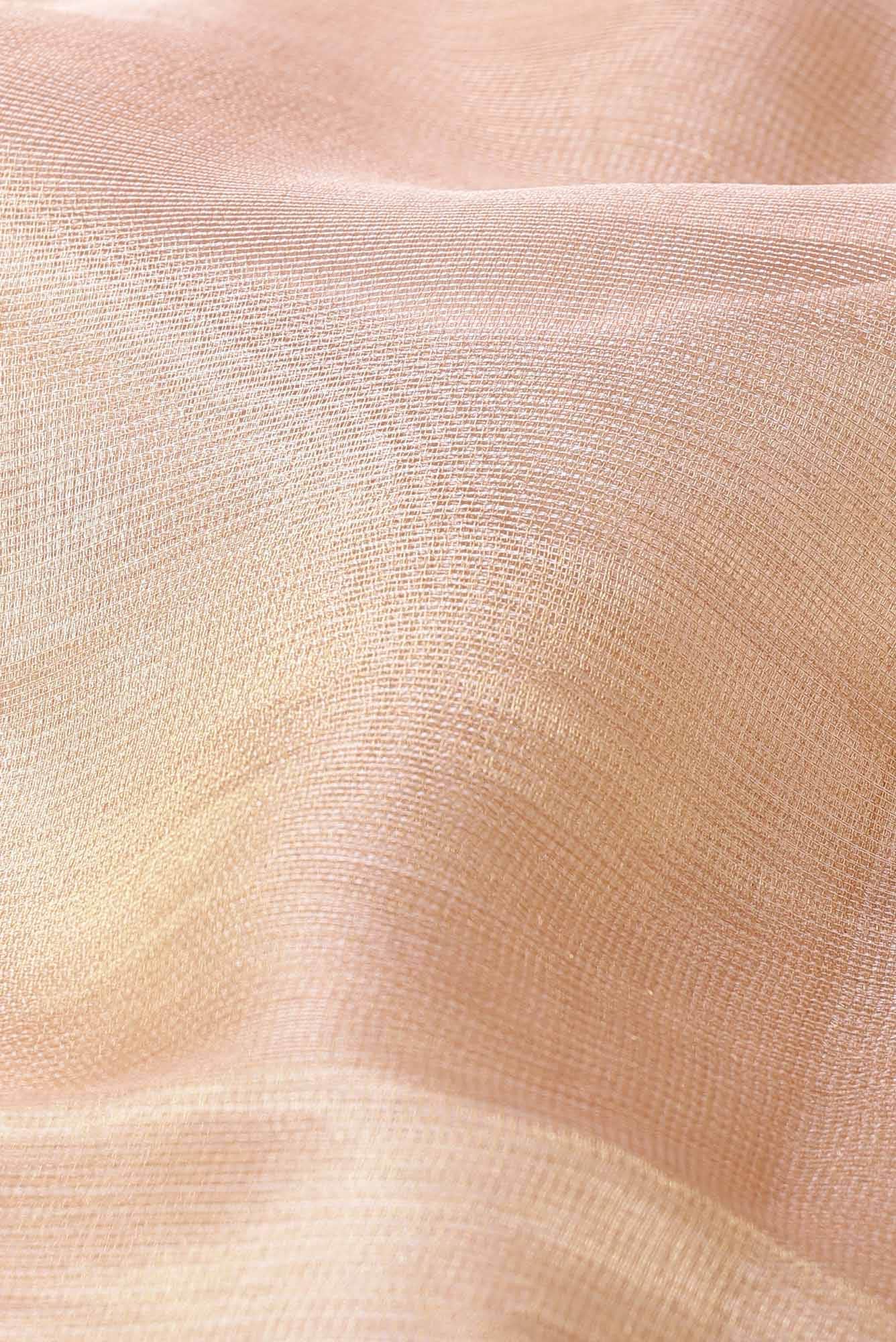 Gold Bhagalpuri Tussar Silk Saree