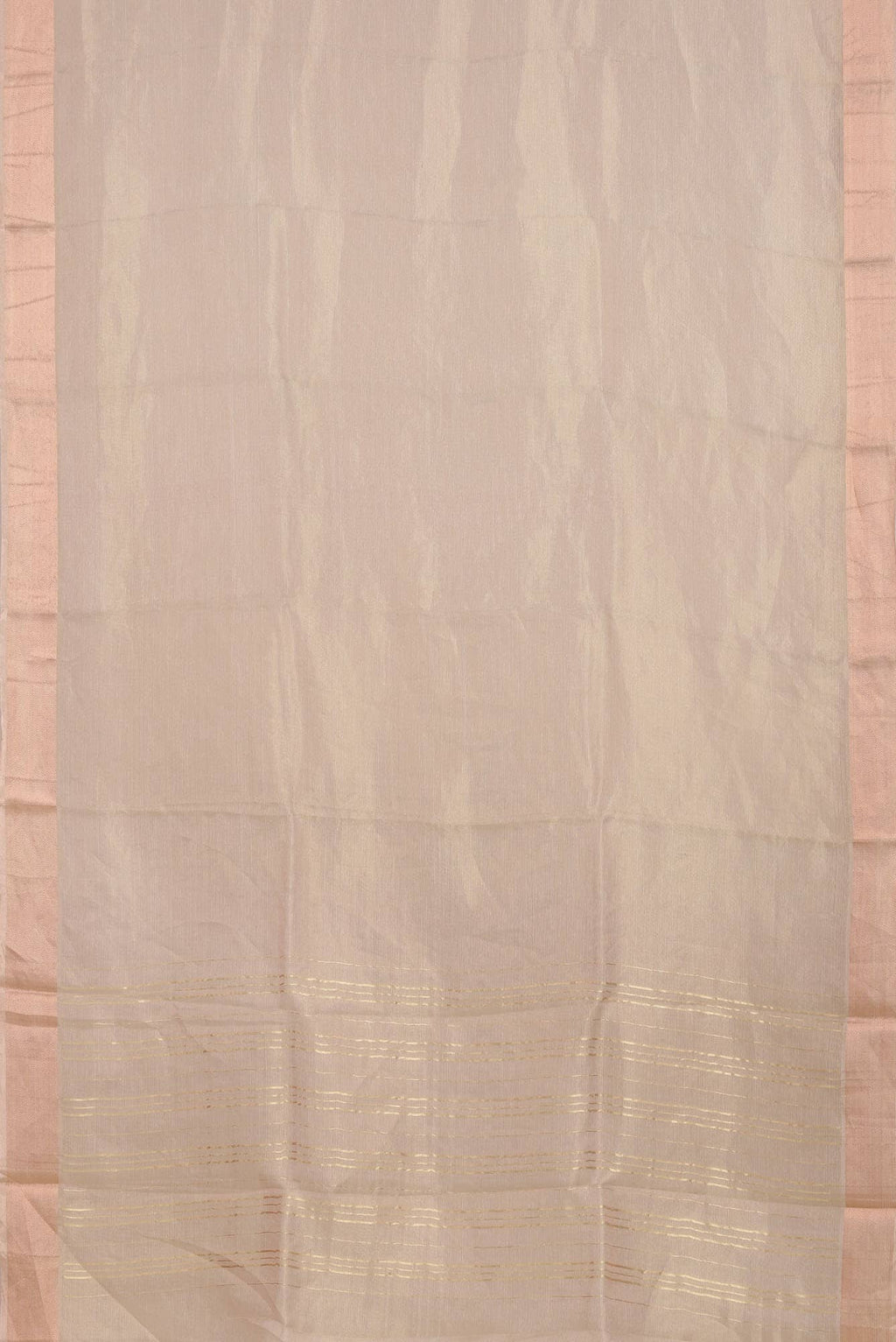 Gold Bhagalpuri Tussar Silk Saree