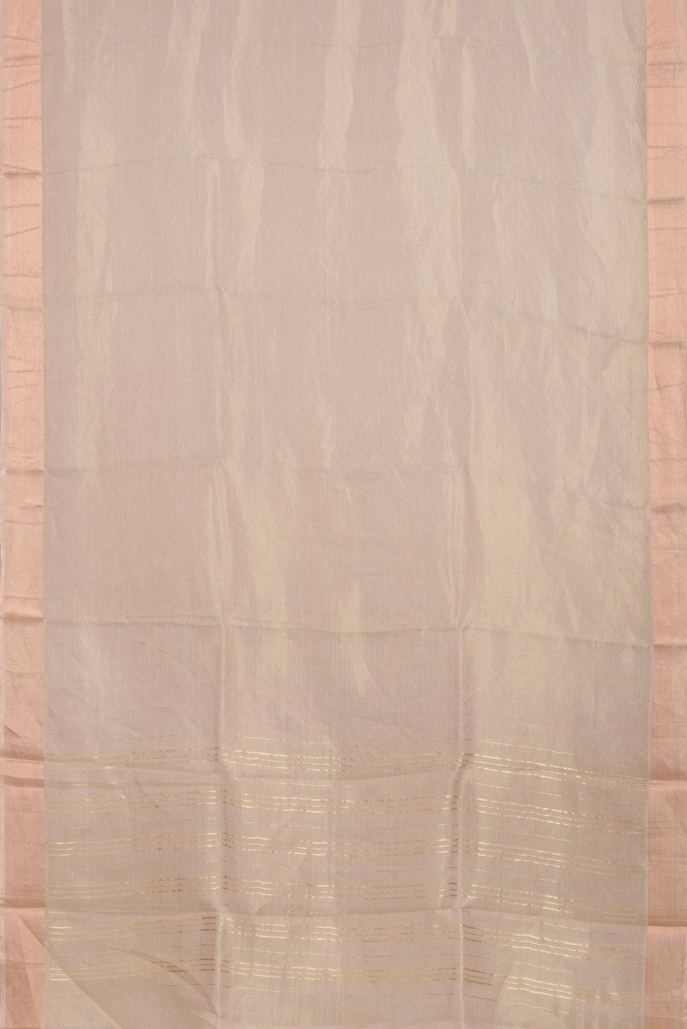 Gold Bhagalpuri Tussar Silk Saree