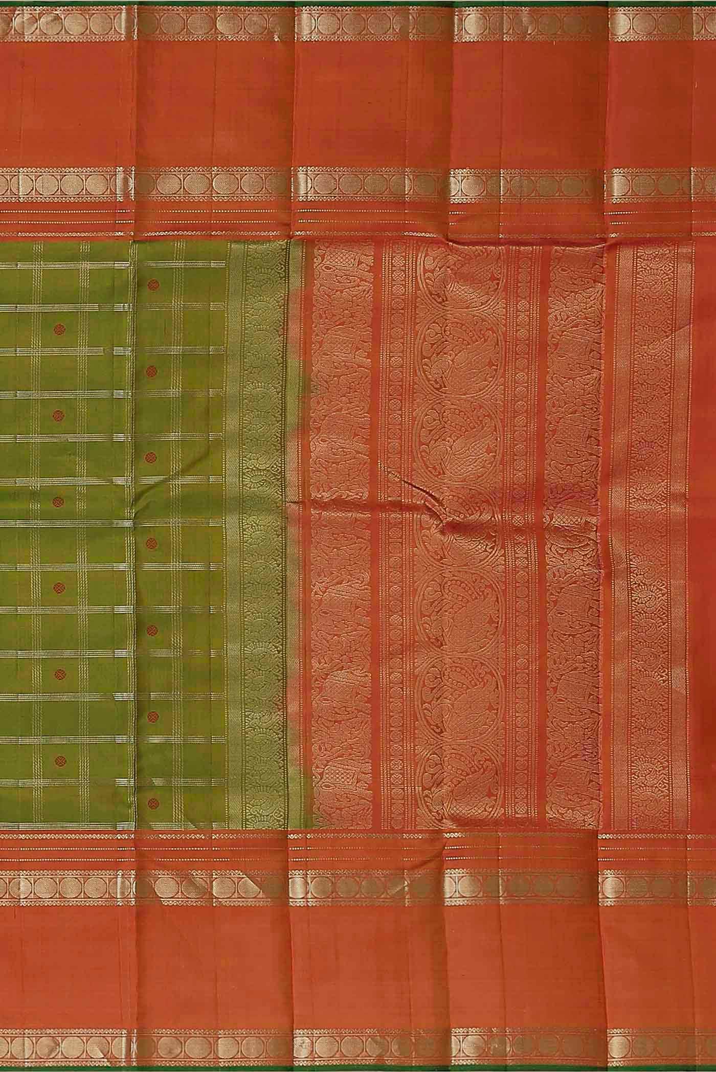 Green Kanchipuram Silk Saree