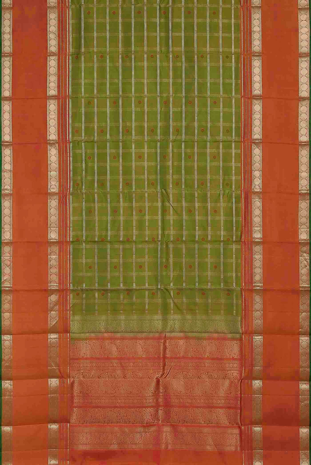 Green Kanchipuram Silk Saree