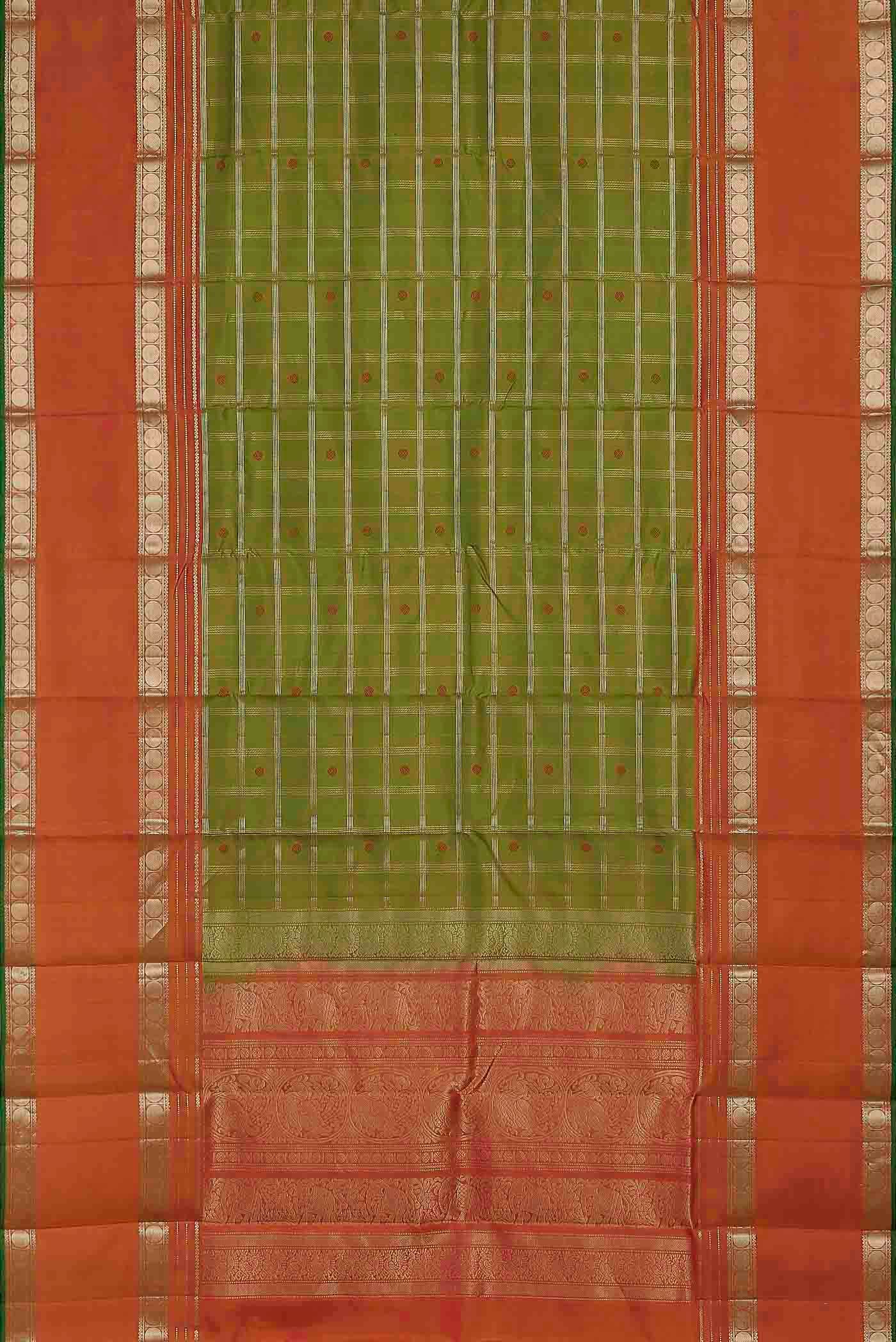Green Kanchipuram Silk Saree