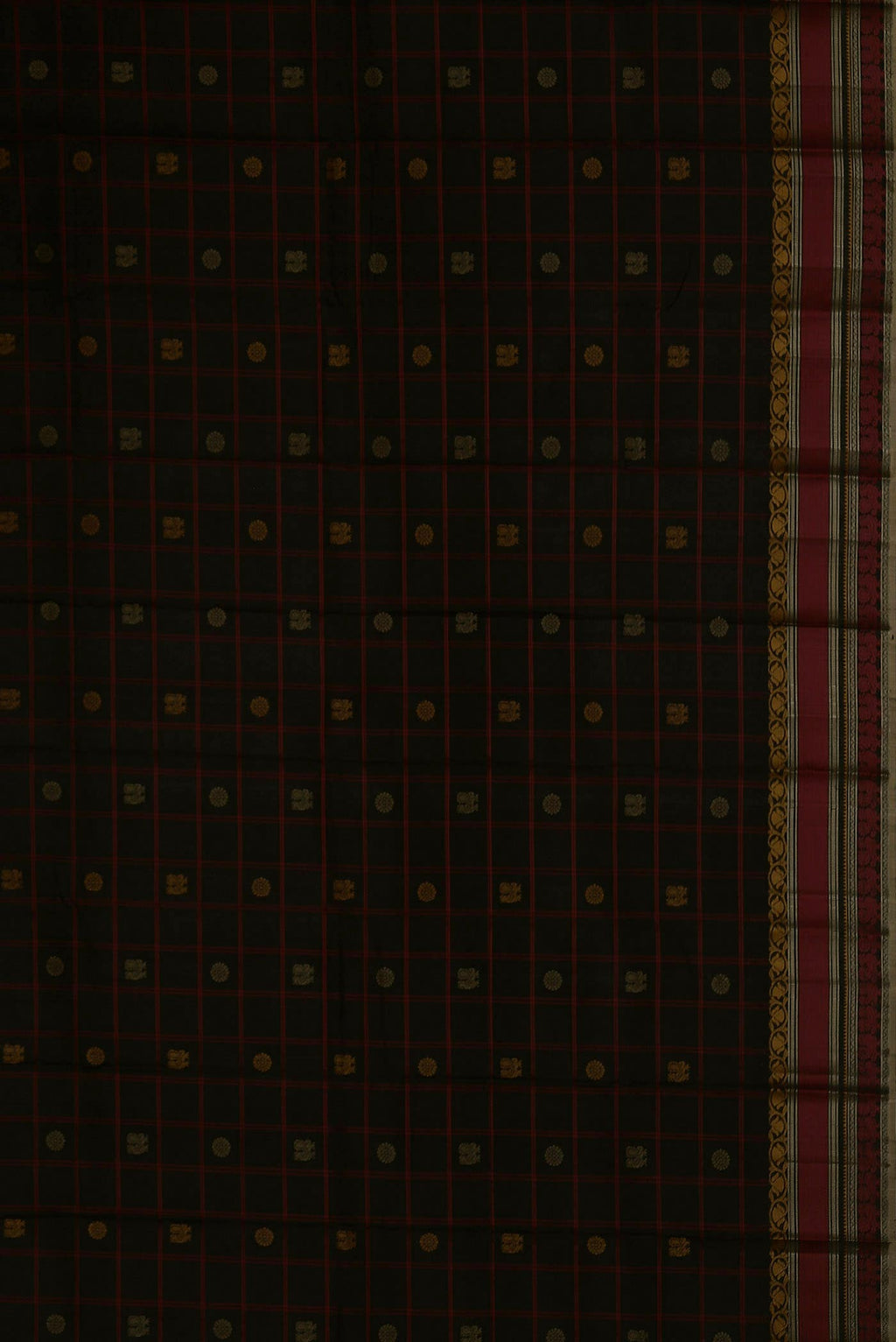 Black Kanchipuram Silk Saree