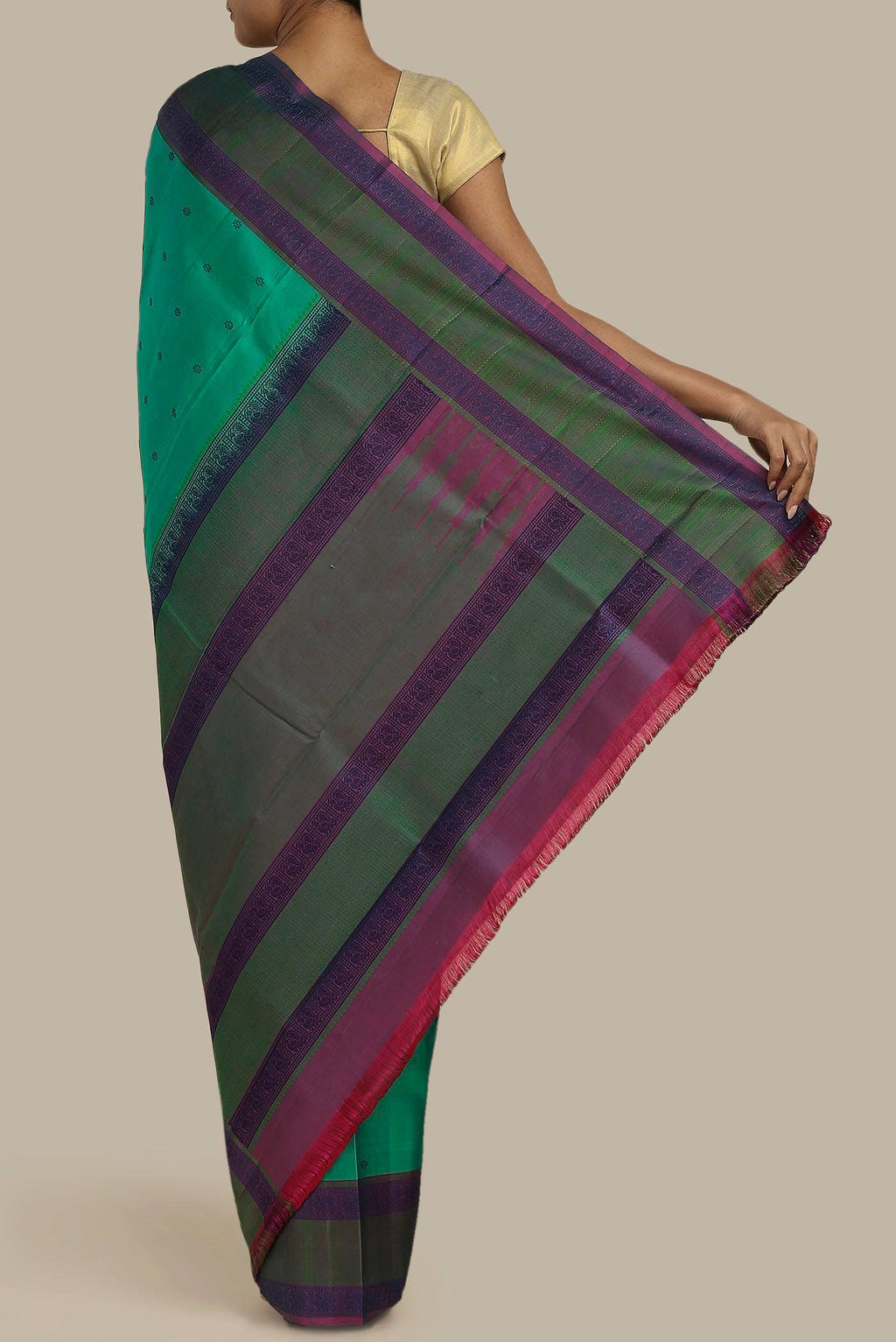 Green Kanchipuram Silk Saree
