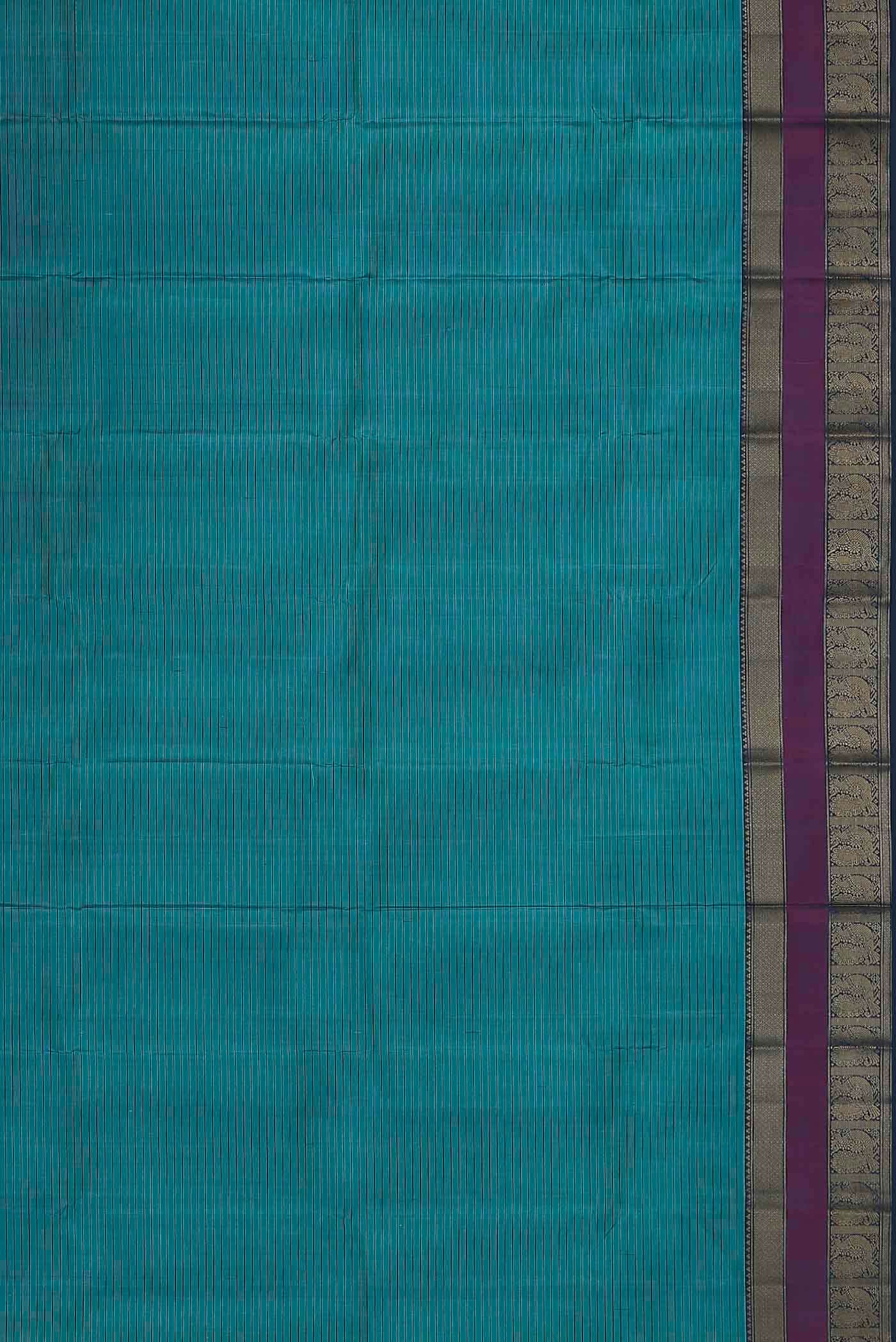 Blue Kanchipuram Silk Saree
