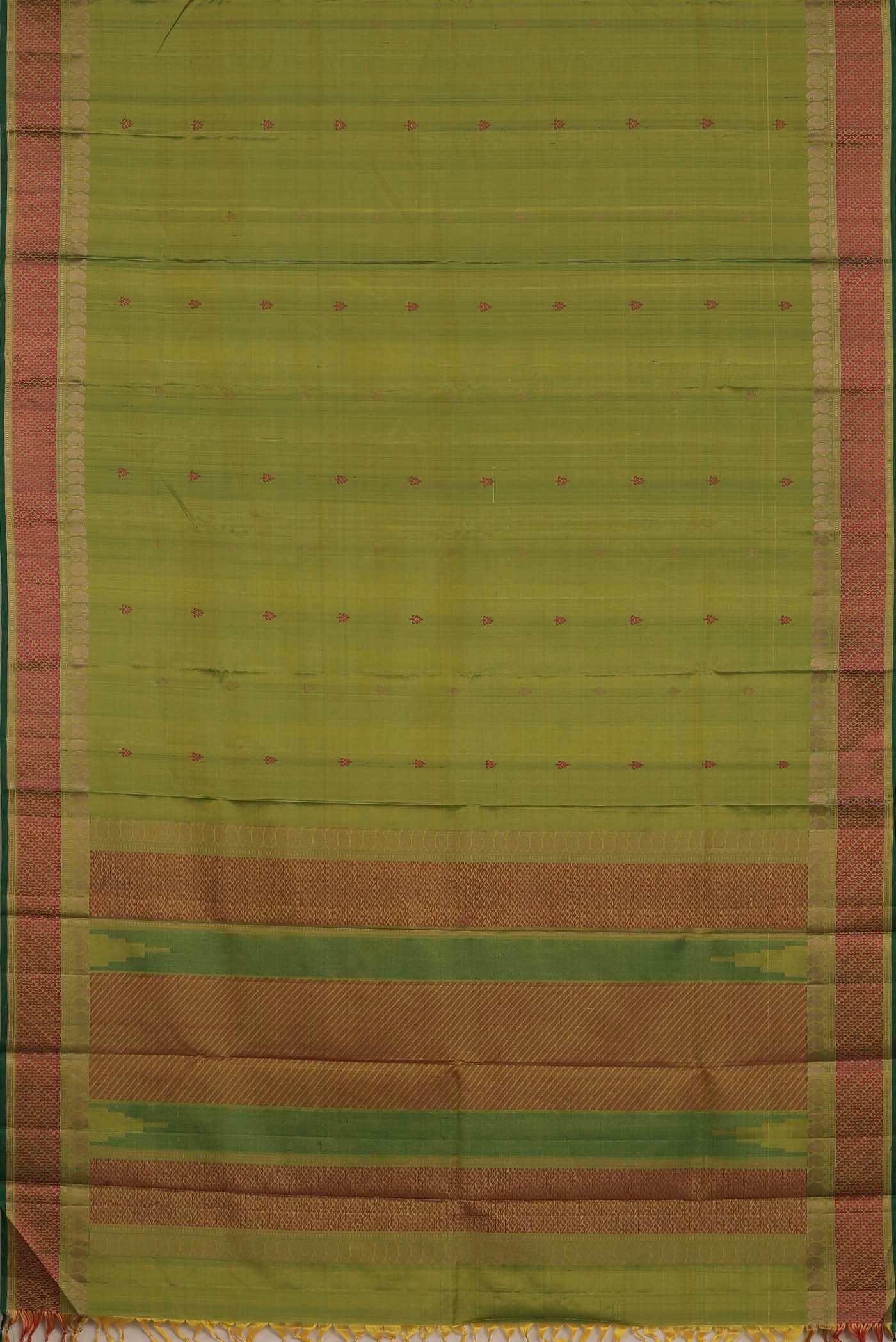 Green Kanchipuram Silk Saree