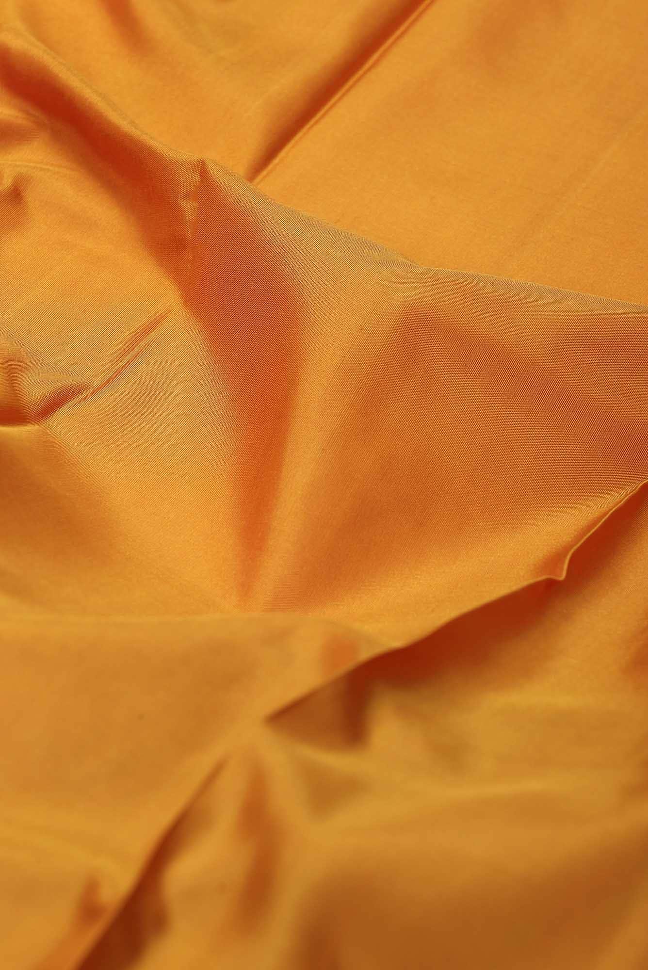 Yellow Kanchipuram Silk Saree