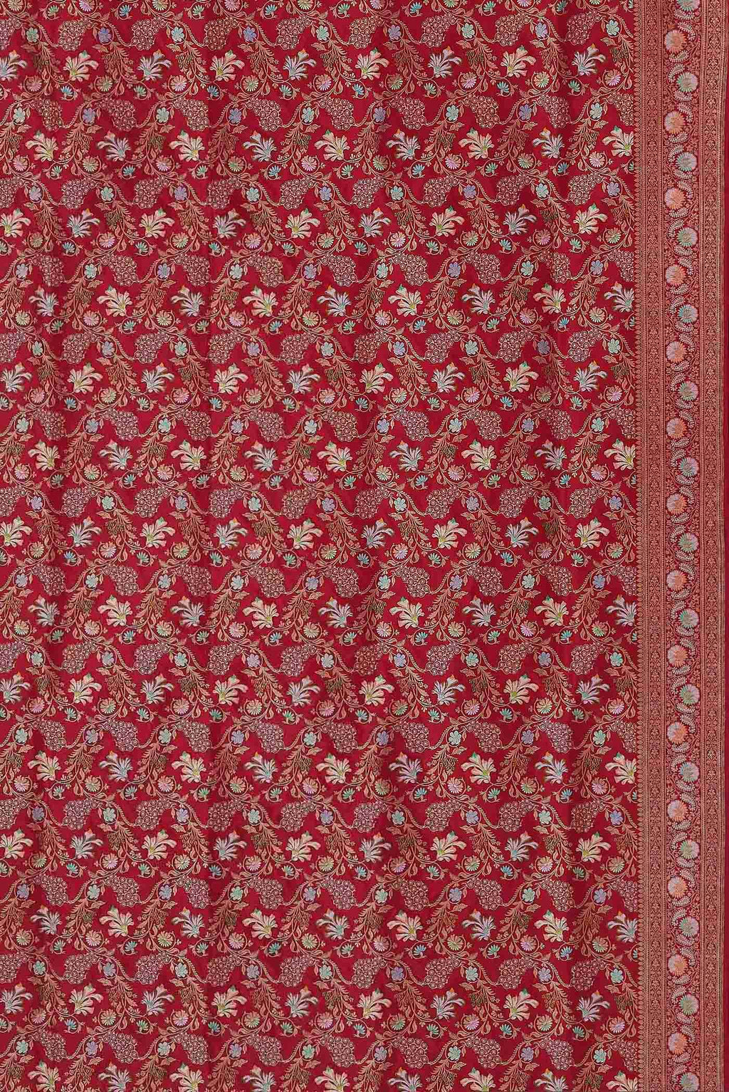 Red Banarasi Silk Saree