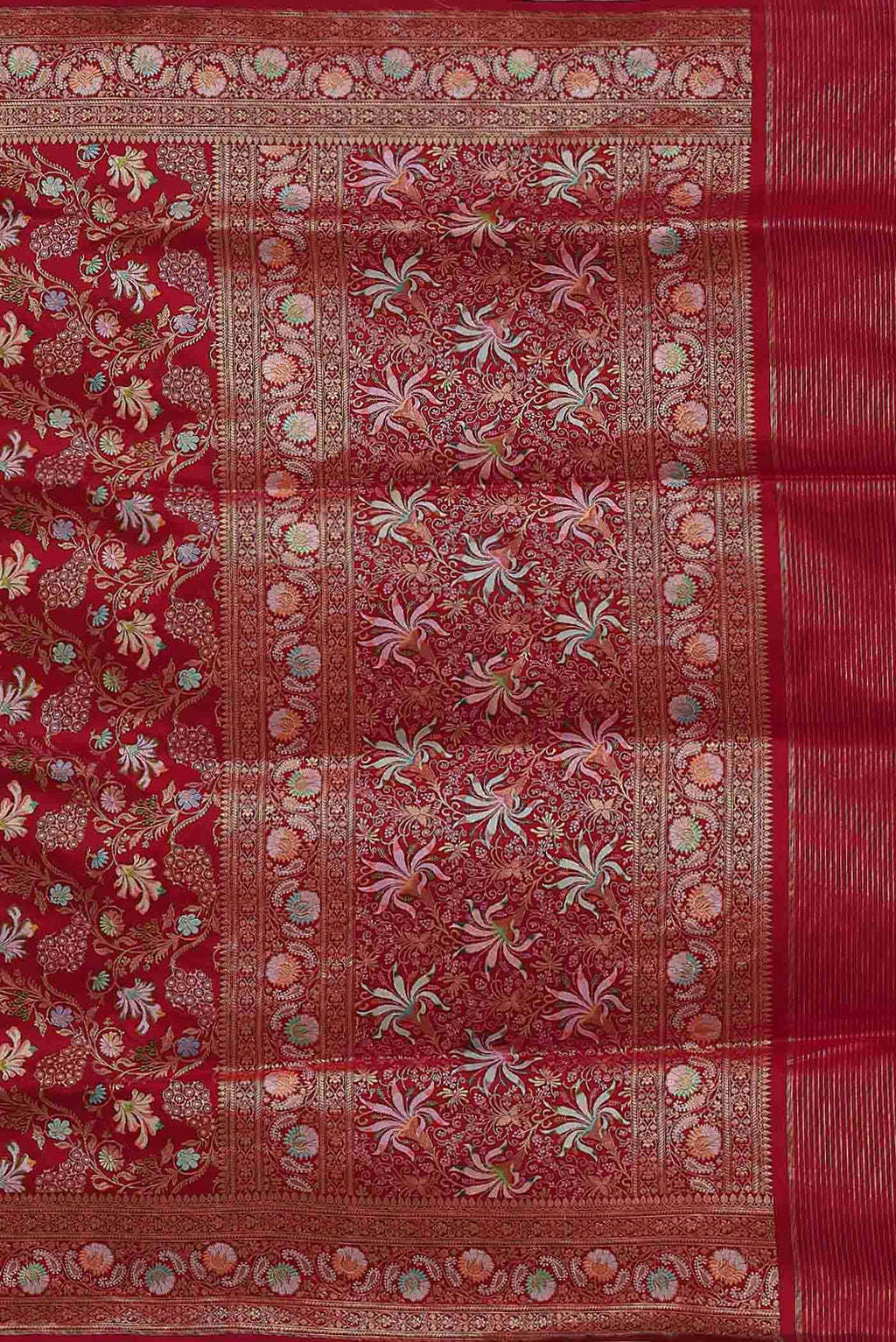 Red Banarasi Silk Saree