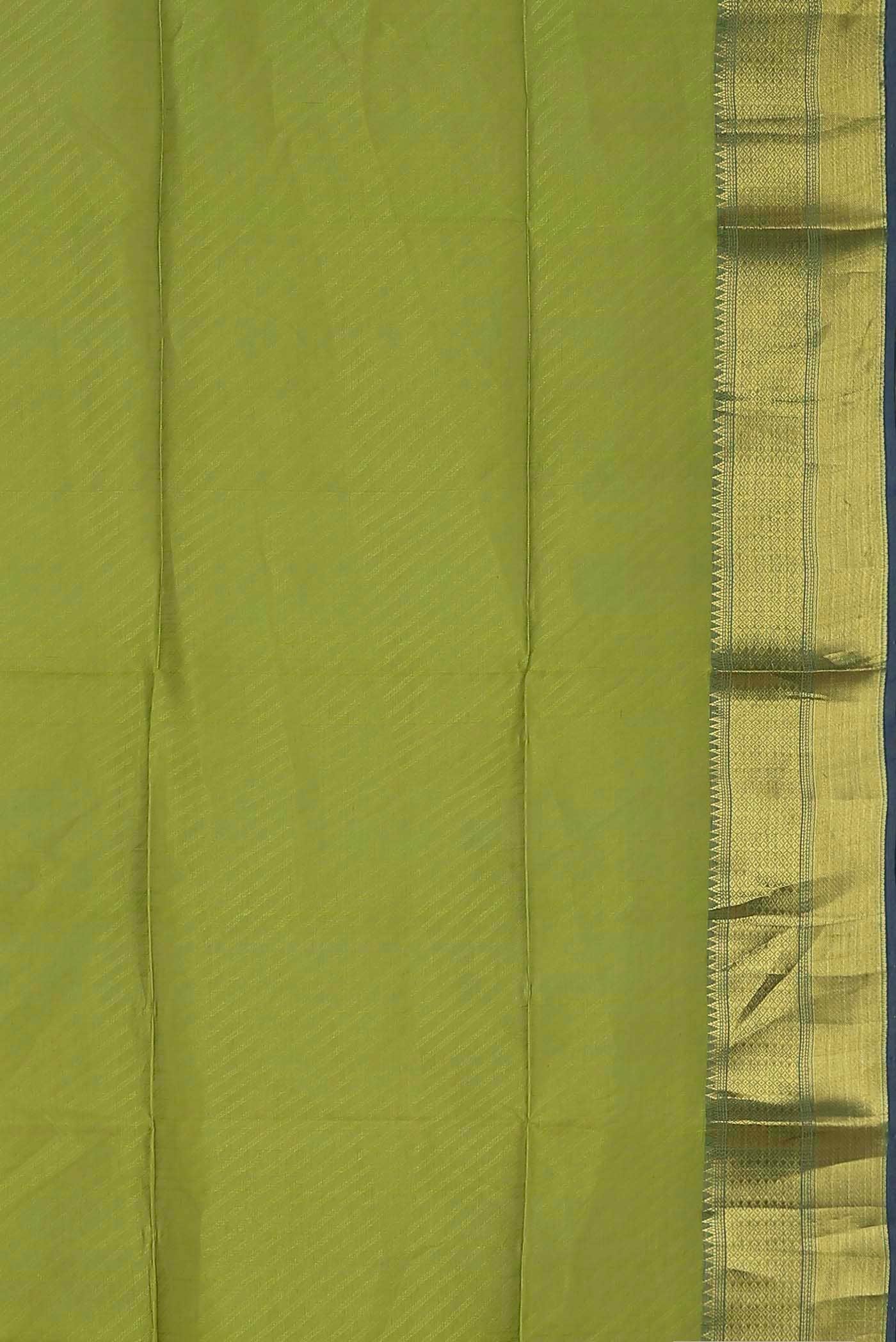 Green Silk Cotton Saree