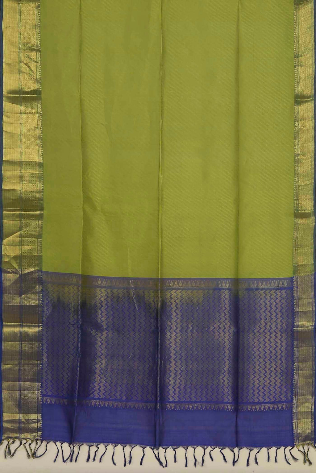 Green Silk Cotton Saree