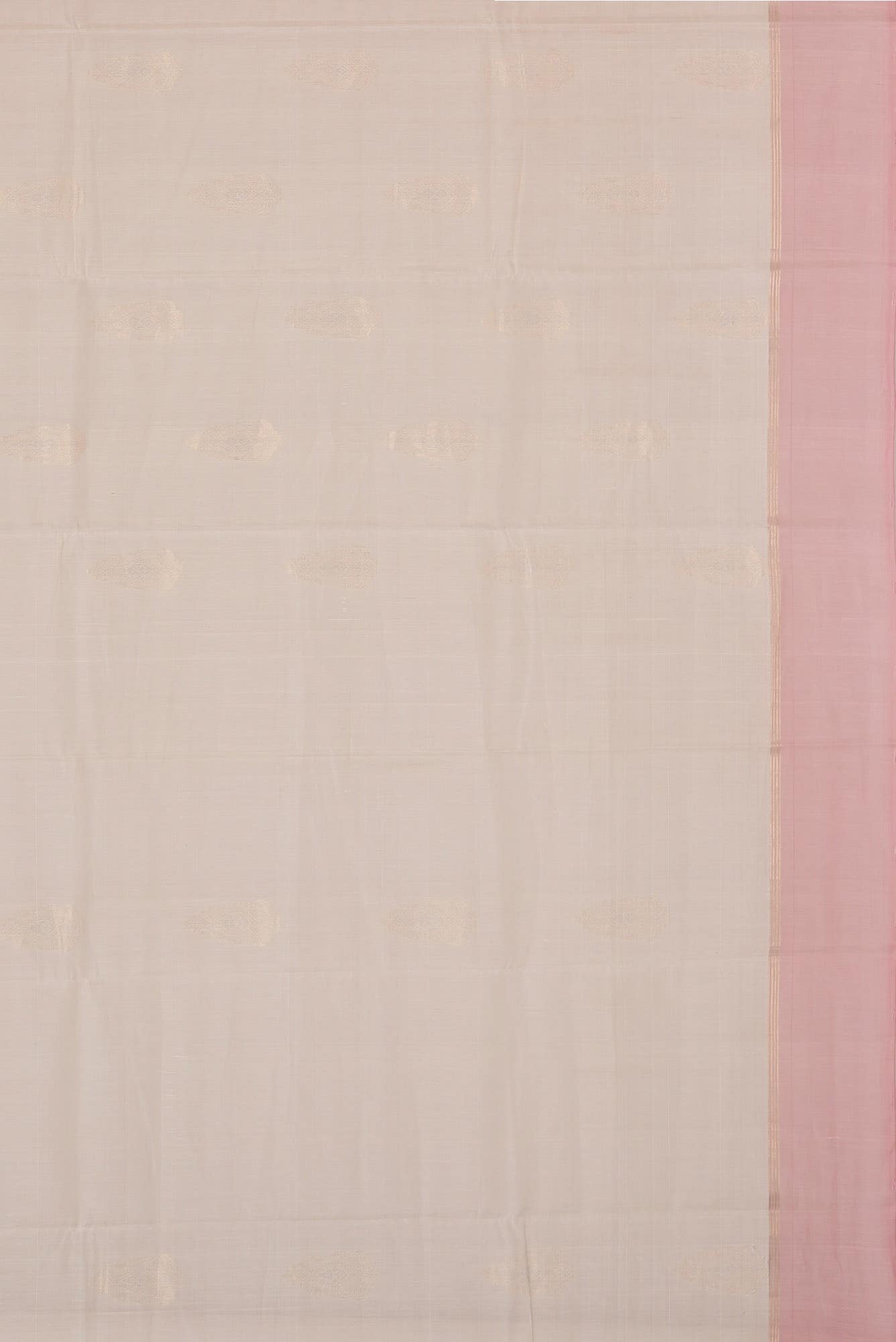Cream Silk Cotton Saree