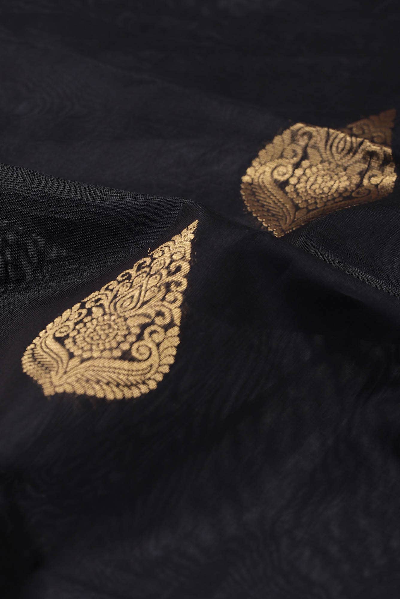 Black Silk Cotton Saree