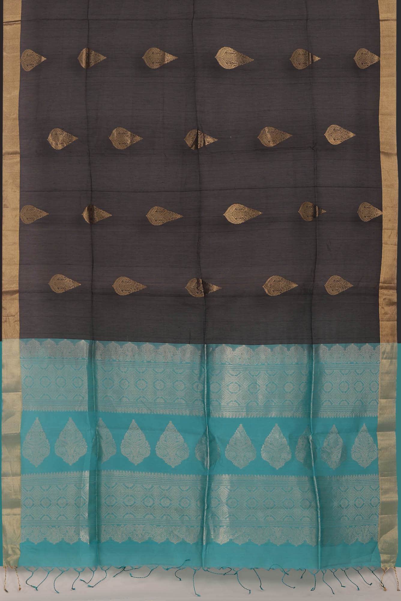 Black Silk Cotton Saree