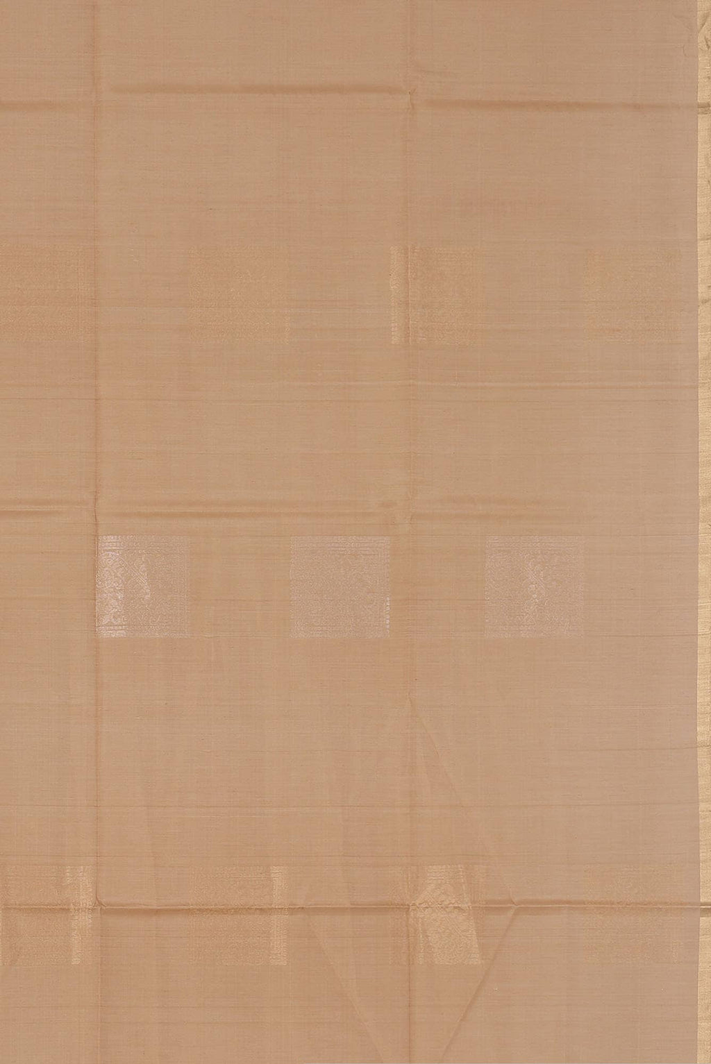 Beige Silk Cotton Saree