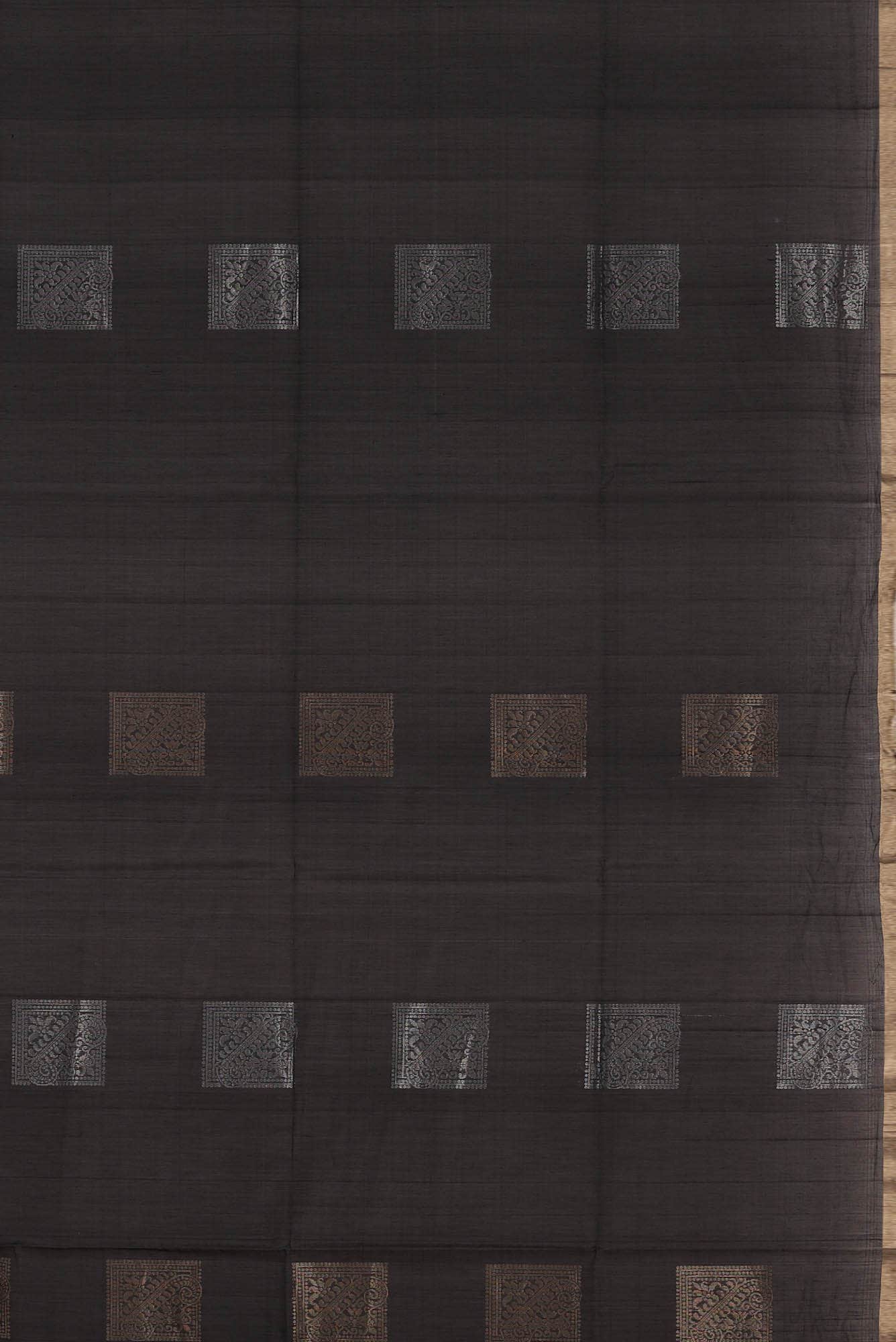 Black Silk Cotton Saree