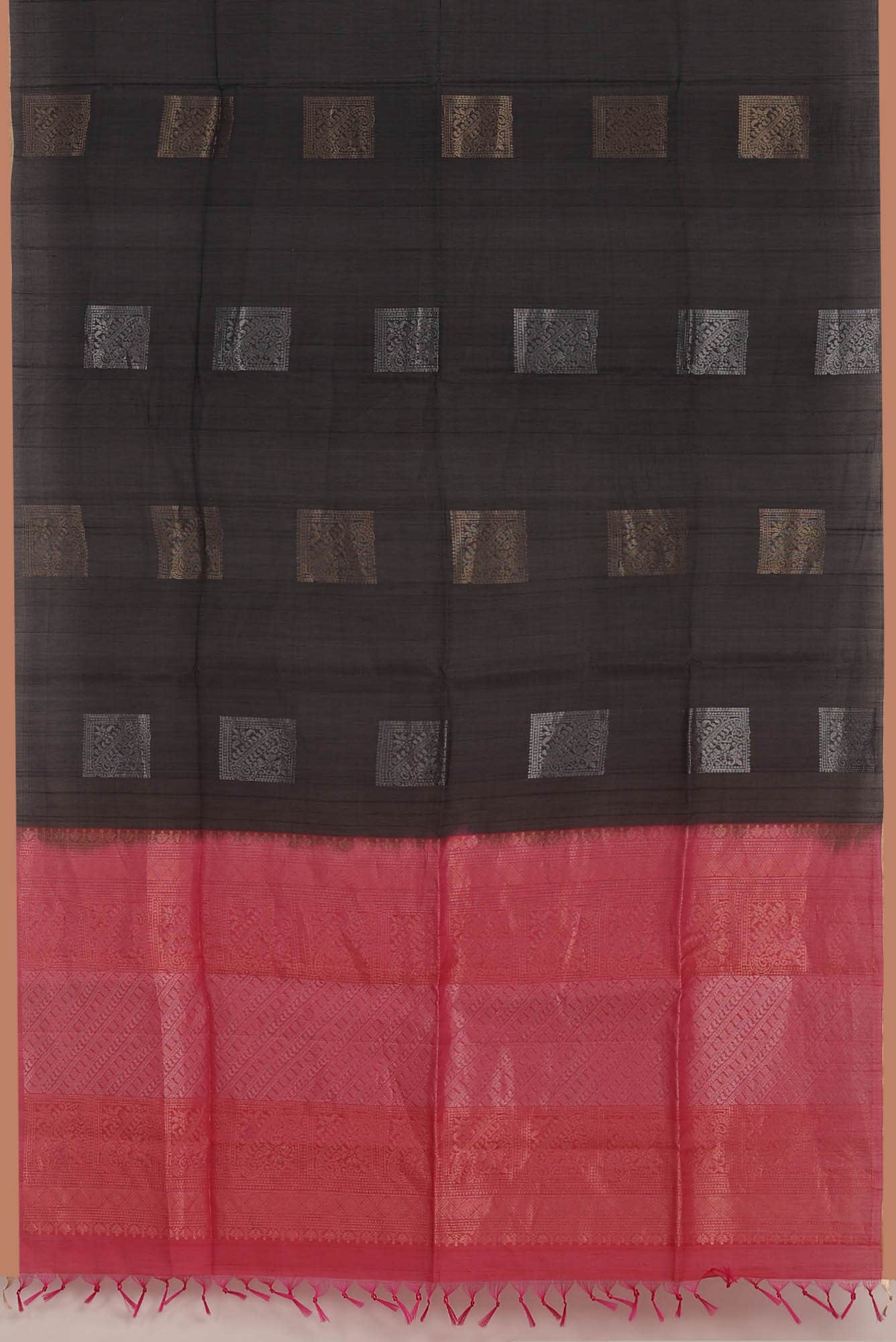 Black Silk Cotton Saree