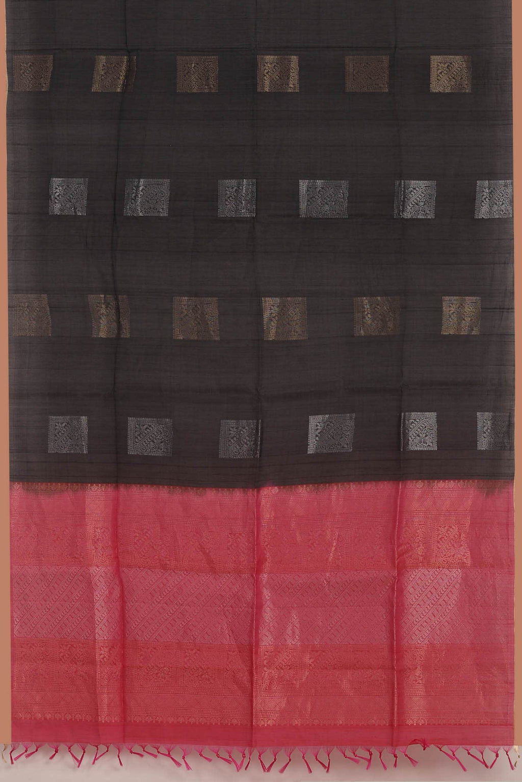 Black Silk Cotton Saree