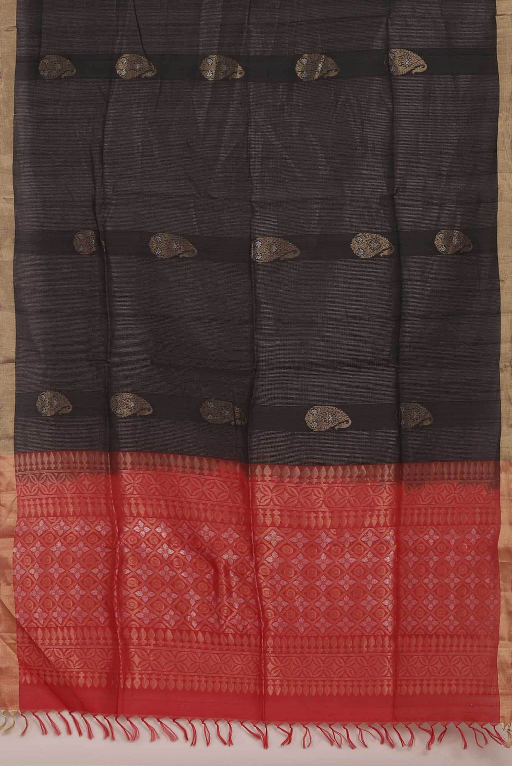 Black Silk Cotton Saree