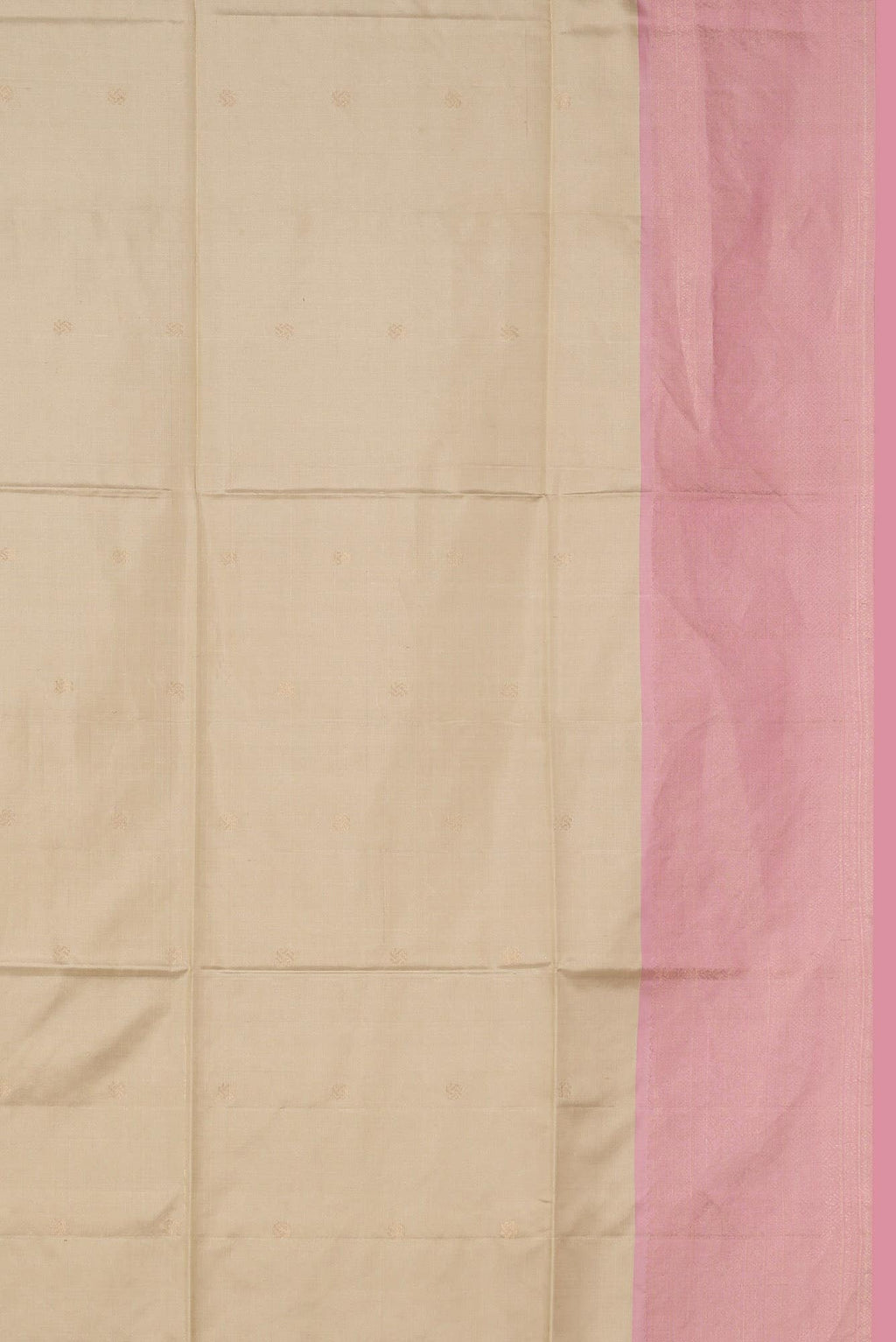 Beige Soft Silk Saree