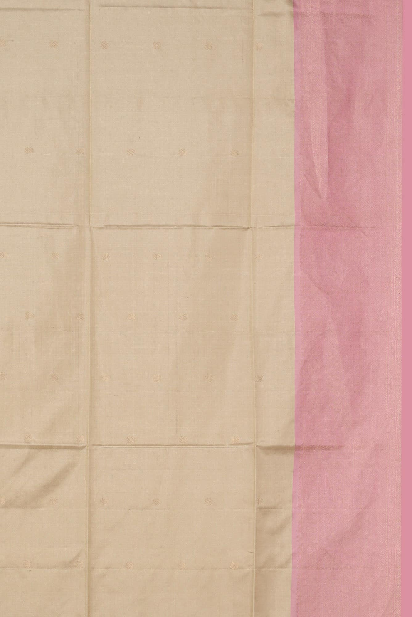 Beige Soft Silk Saree