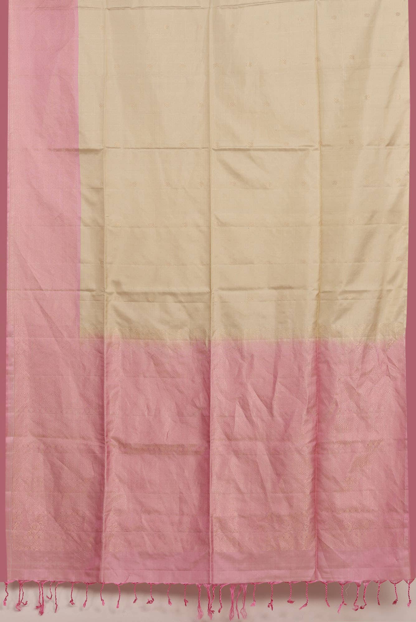 Beige Soft Silk Saree