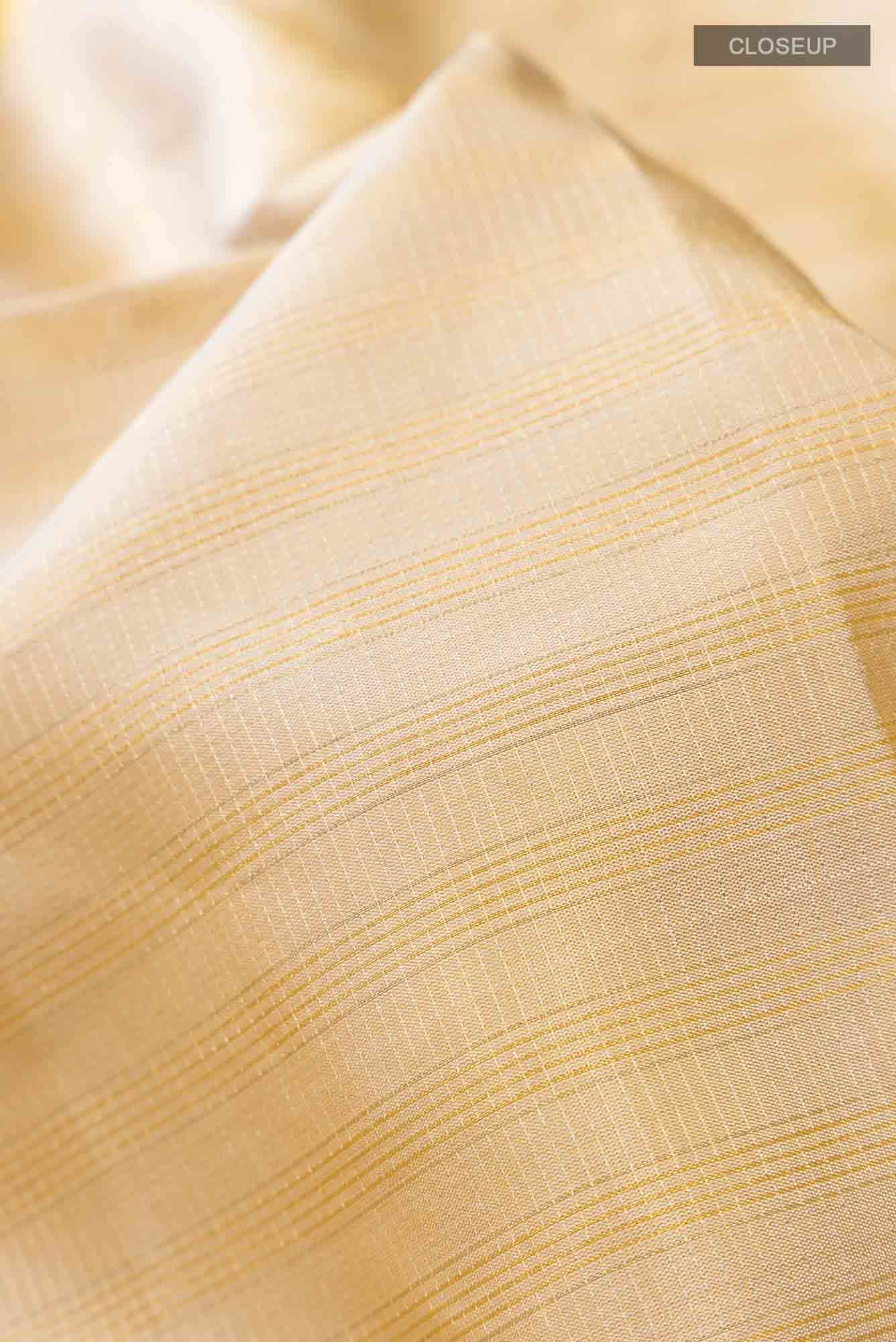 Cream Soft Silk Saree