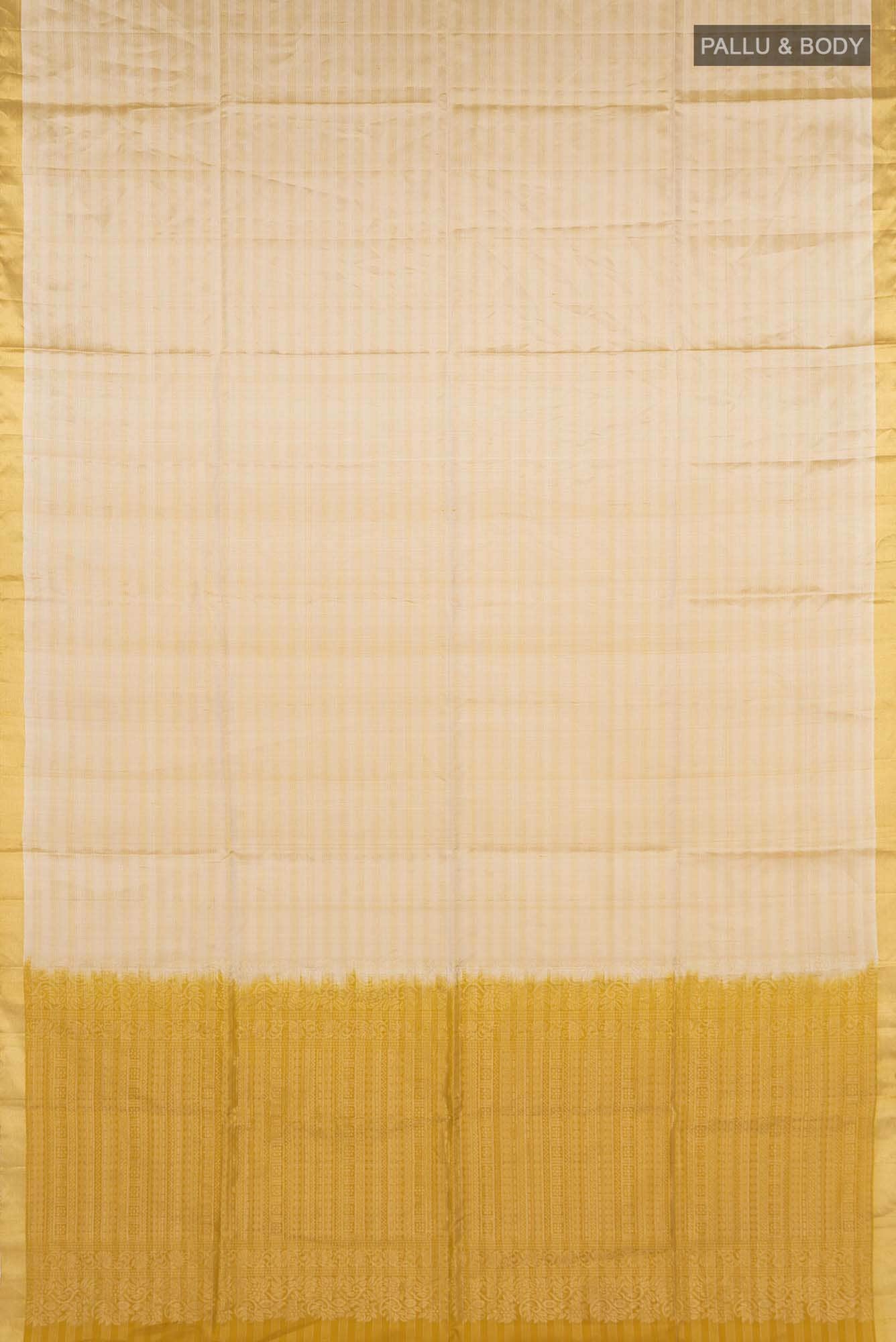 Cream Soft Silk Saree