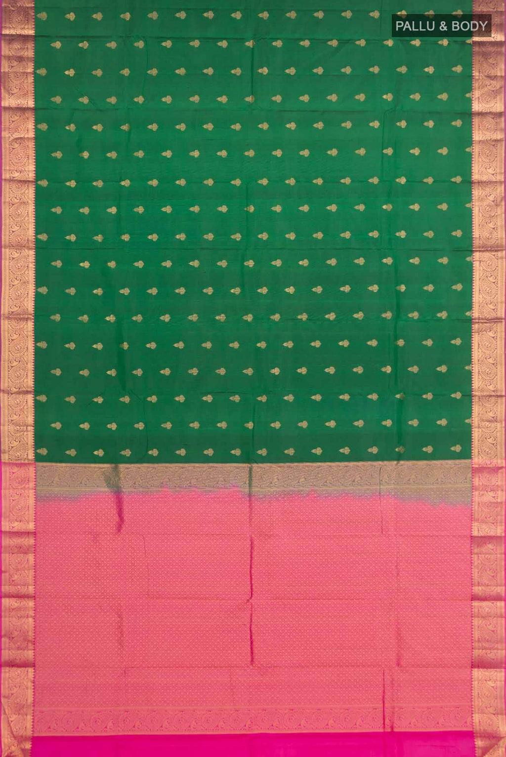 Green Kanchipuram Saree