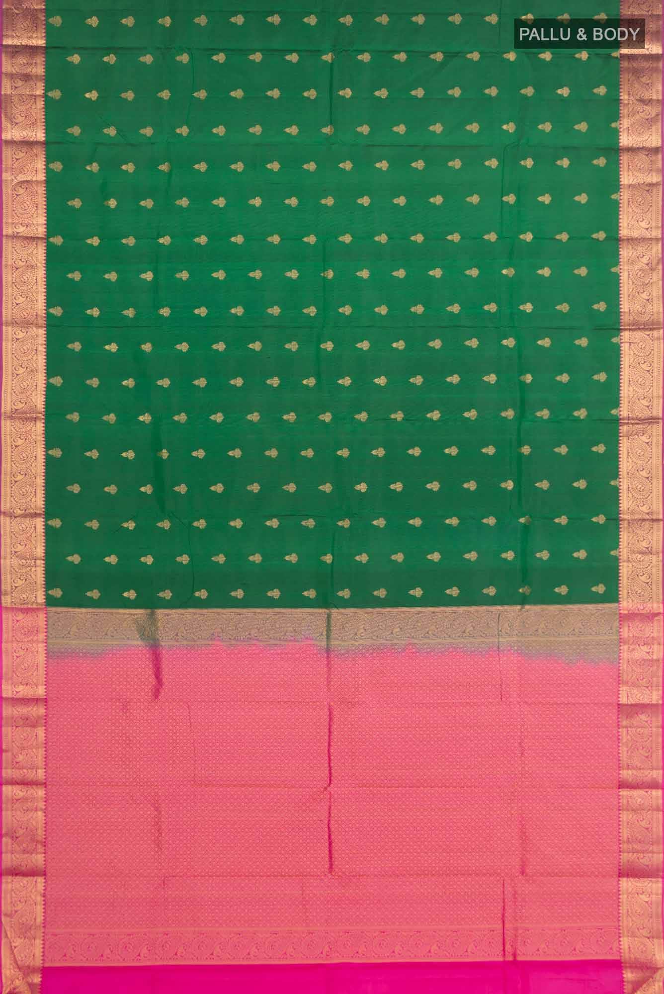 Green Kanchipuram Saree