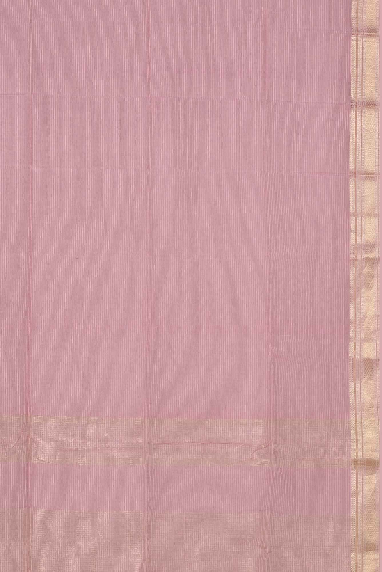 Pink Maheshwari Silk Cotton Saree