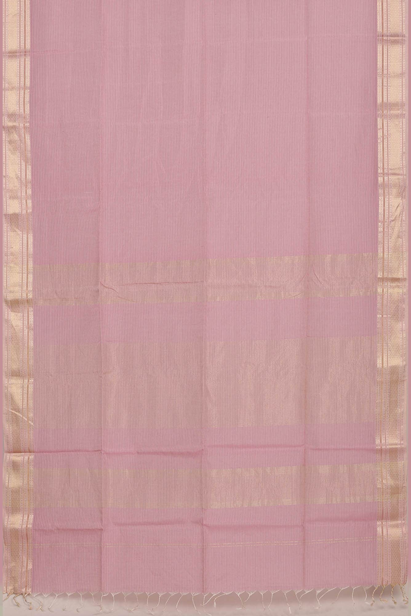 Pink Maheshwari Silk Cotton Saree