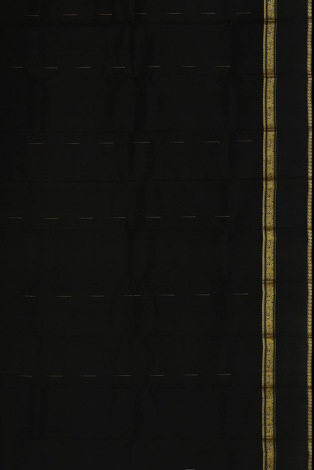 Black Kanchipuram Silk Saree