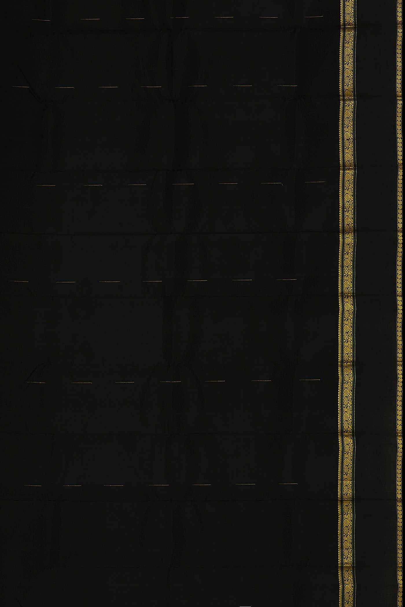 Black Kanchipuram Silk Saree