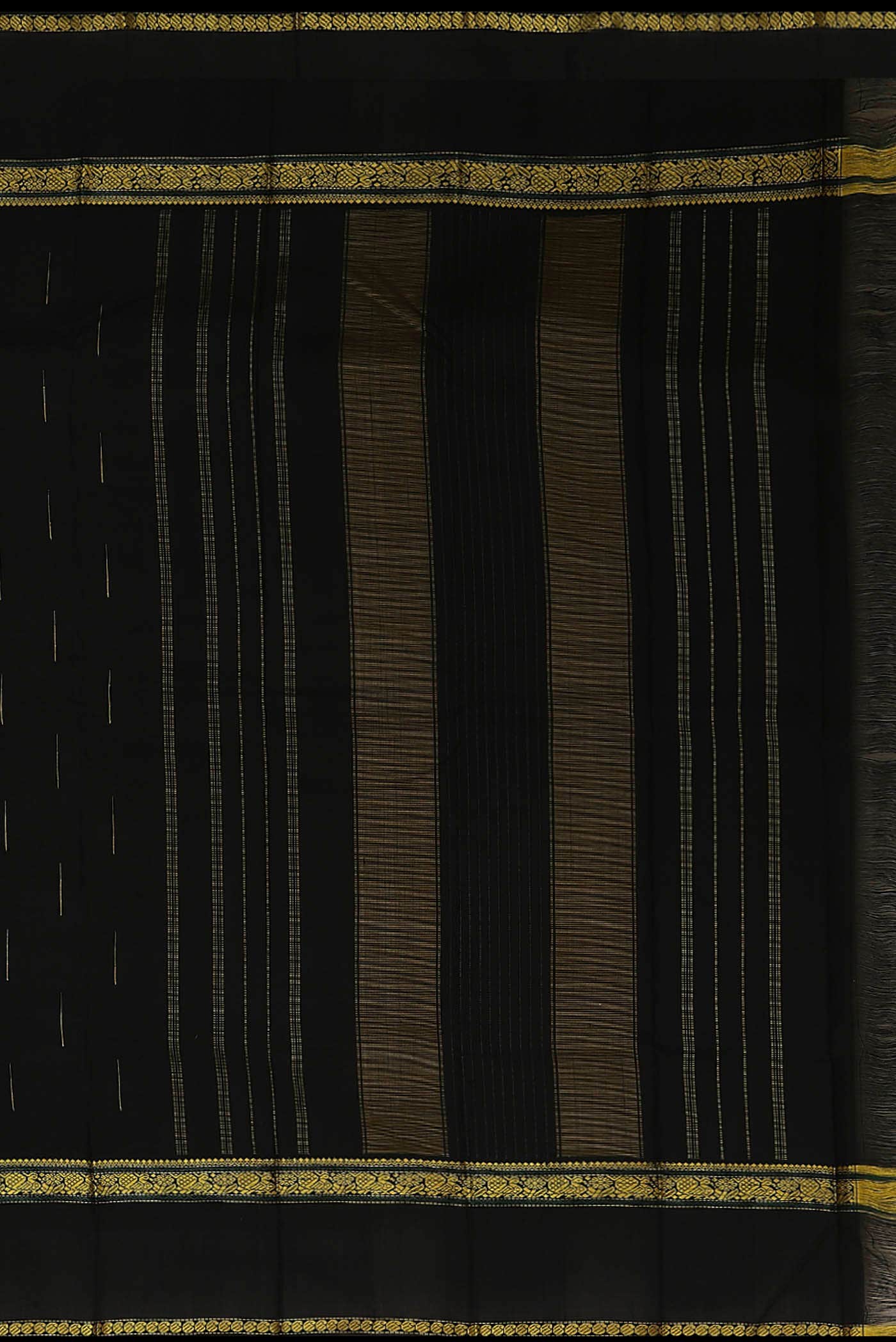 Black Kanchipuram Silk Saree