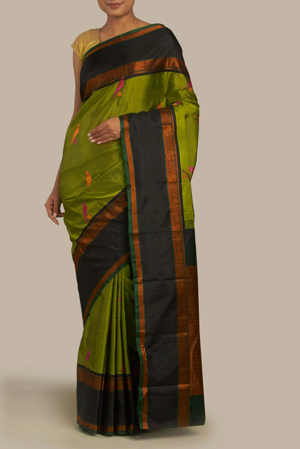 Green Kanchipuram Silk Saree