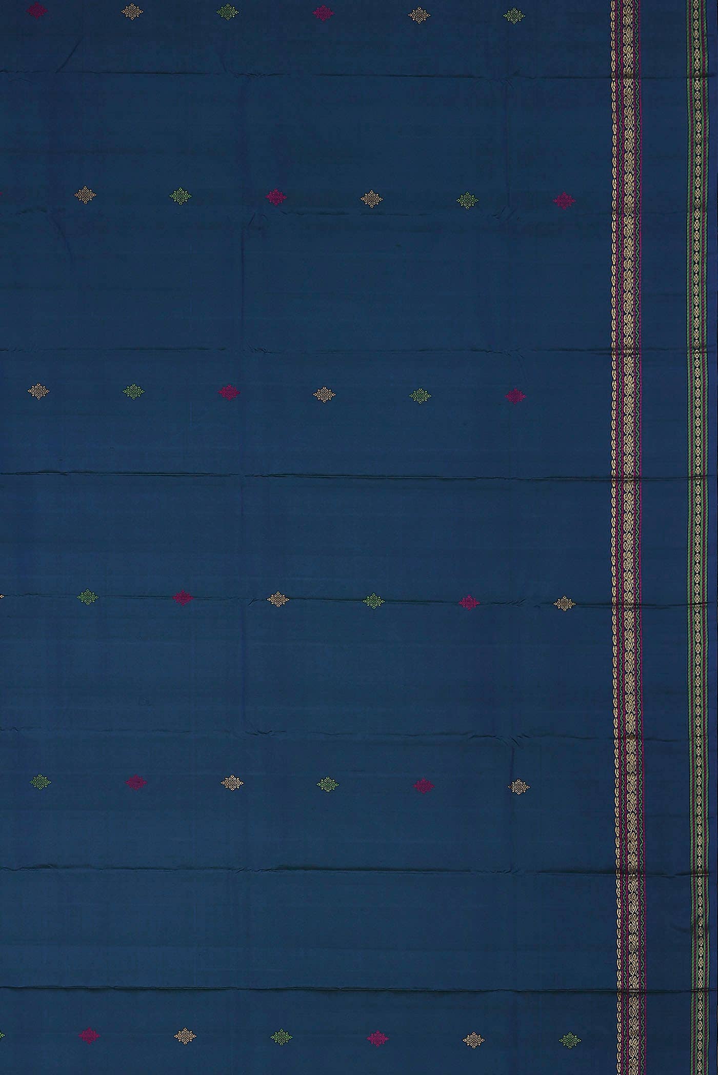 Blue Kanchipuram Silk Saree