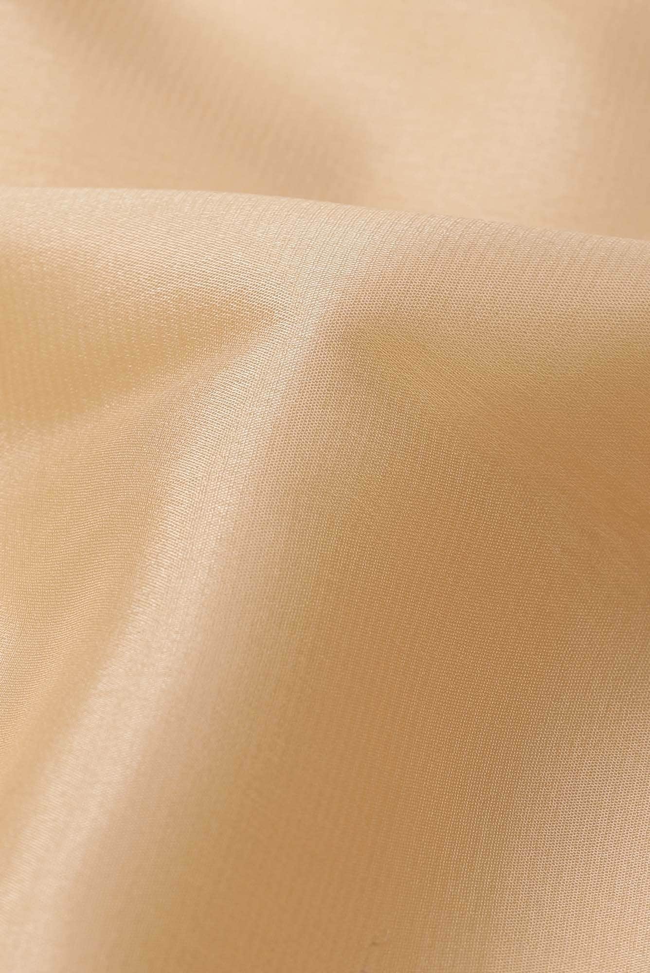 Cream Mysore Crepe Saree
