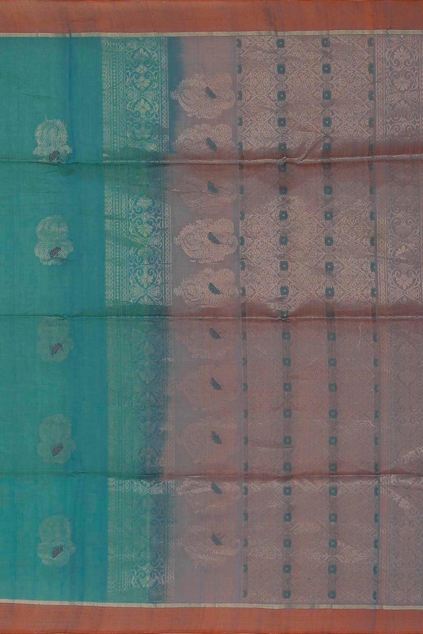 Blue Silk Cotton Saree