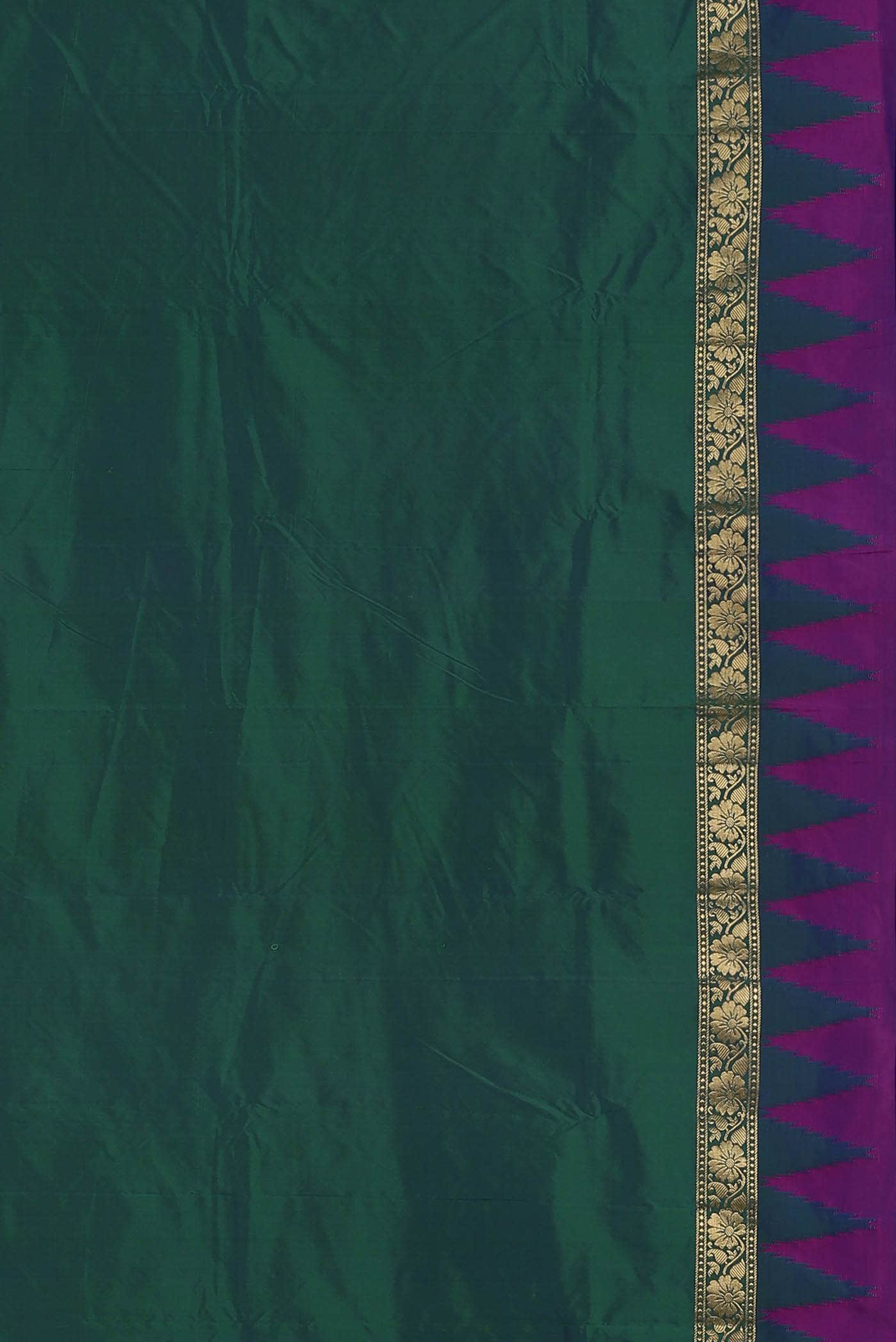 Green Bangalore Silk Saree
