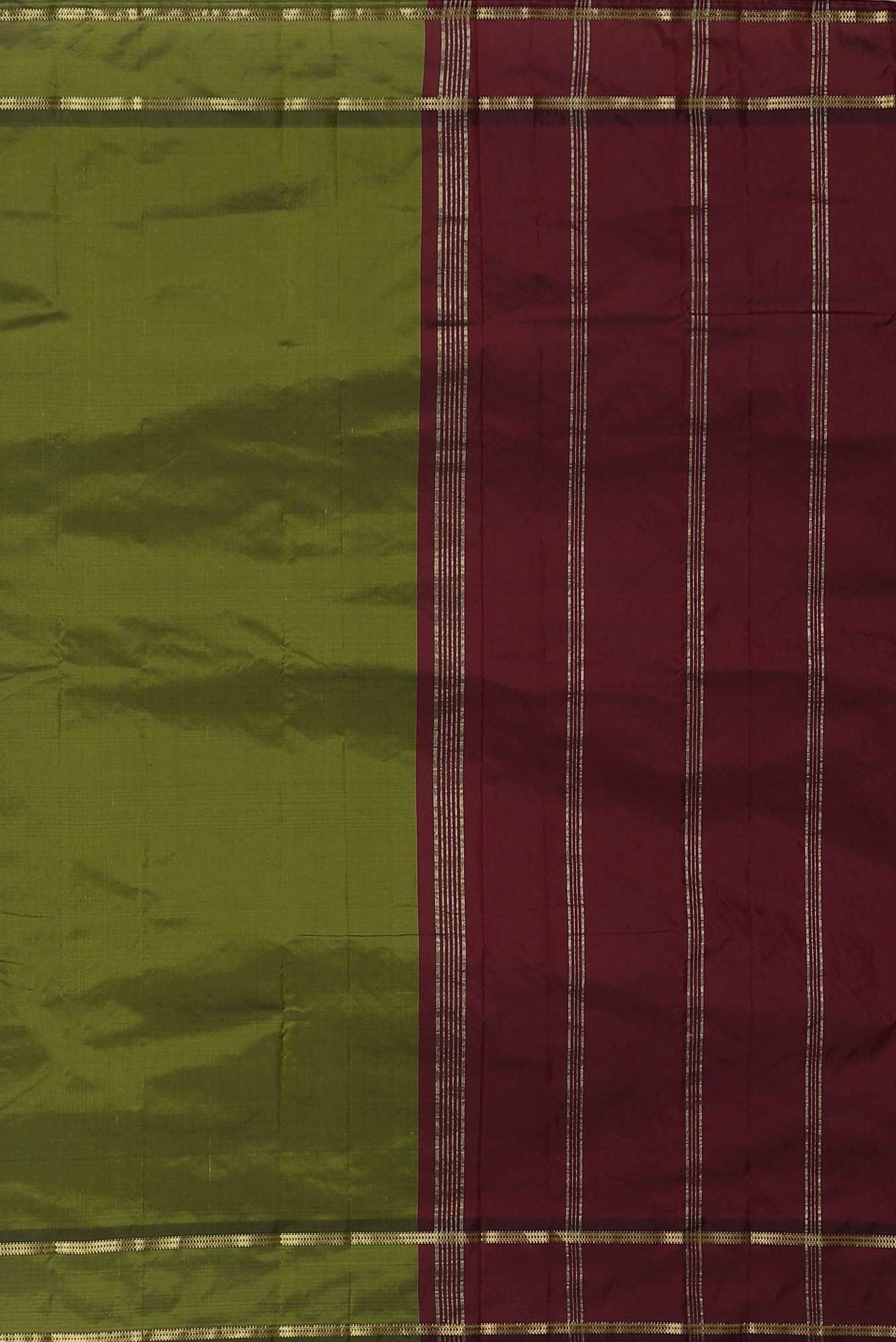 Green Bangalore Silk Saree