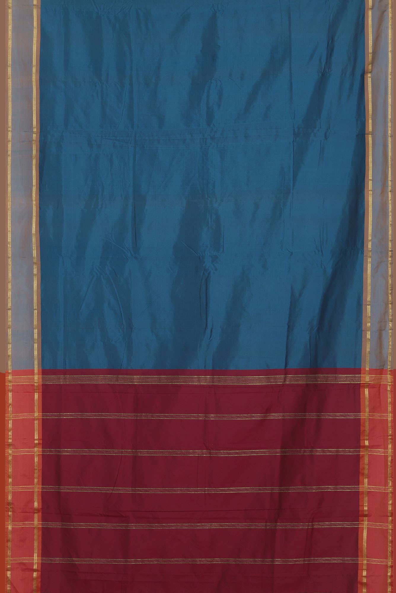 Blue Bangalore Silk Saree