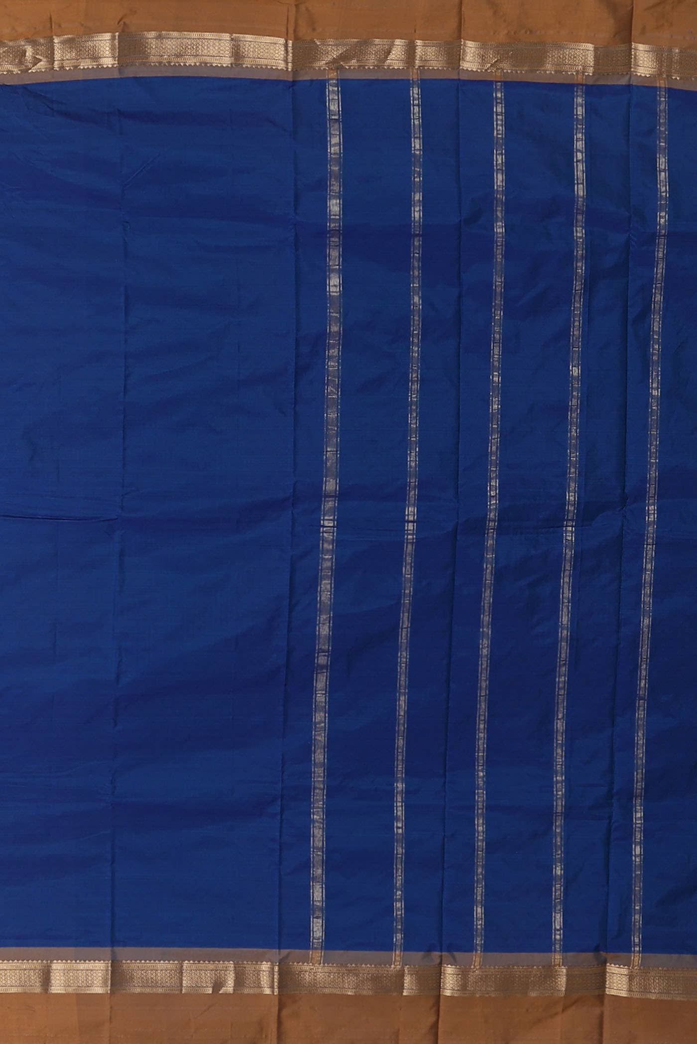 Blue Blended Bangalore Silk Saree