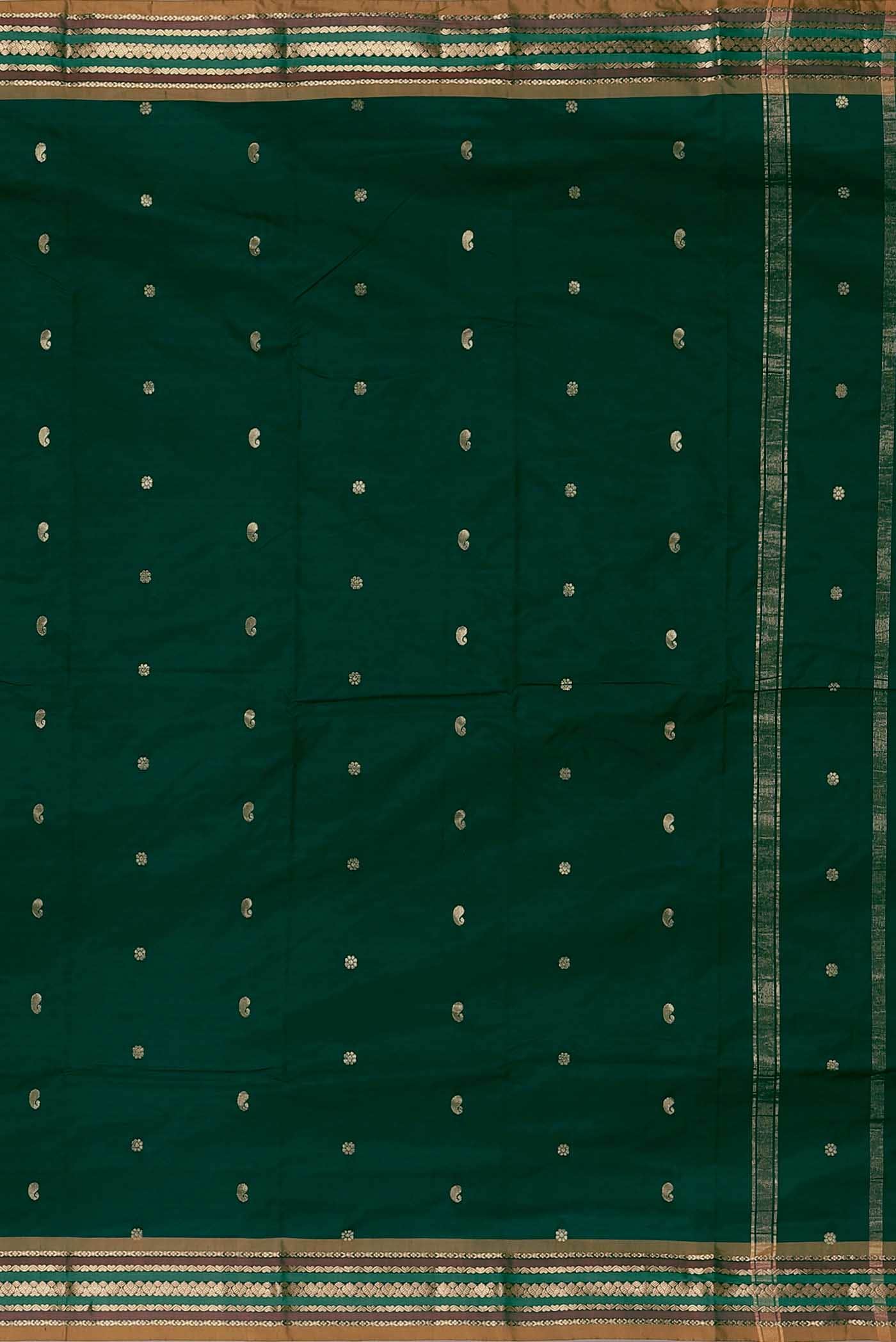Green Blended Bangalore Silk Saree