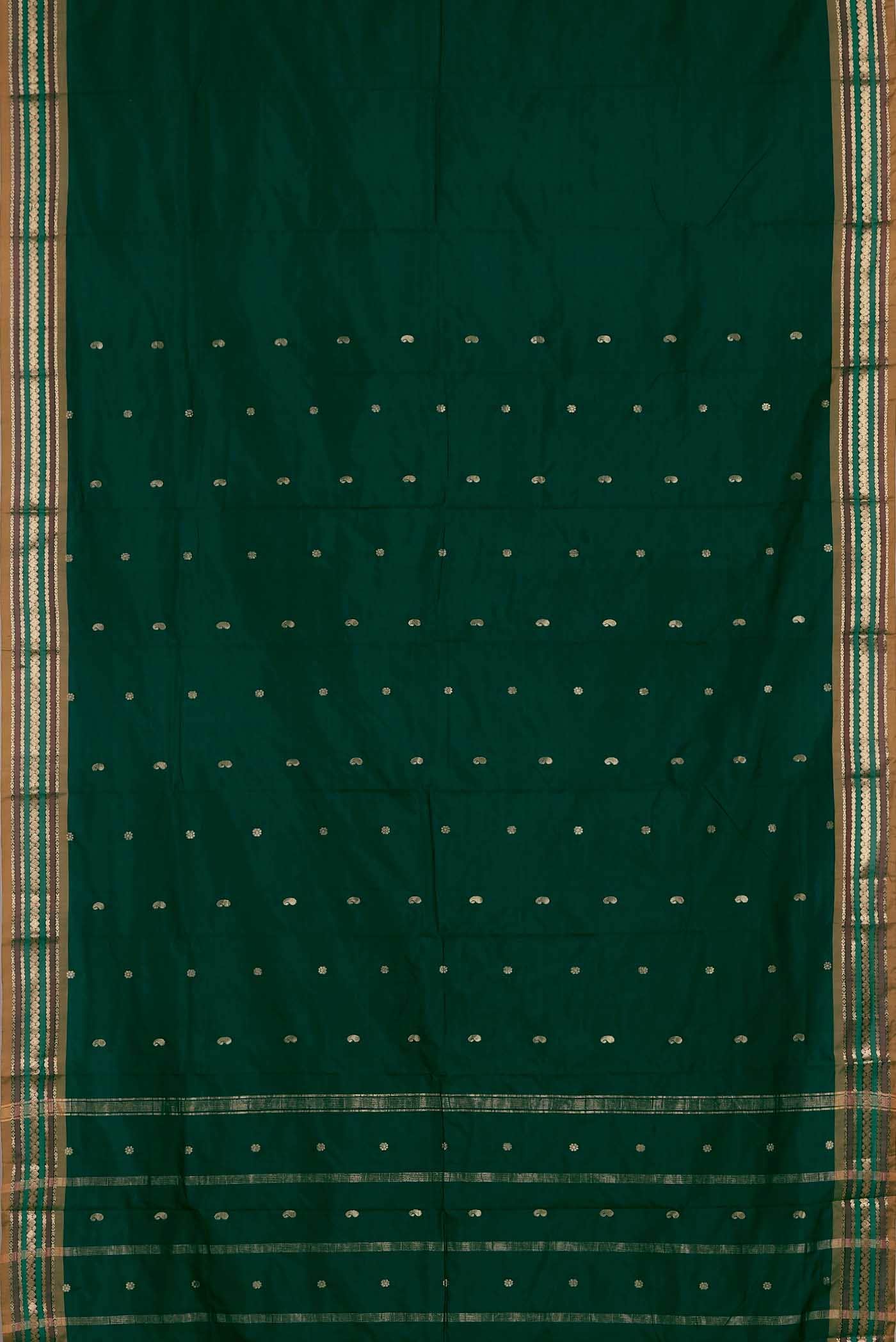 Green Blended Bangalore Silk Saree